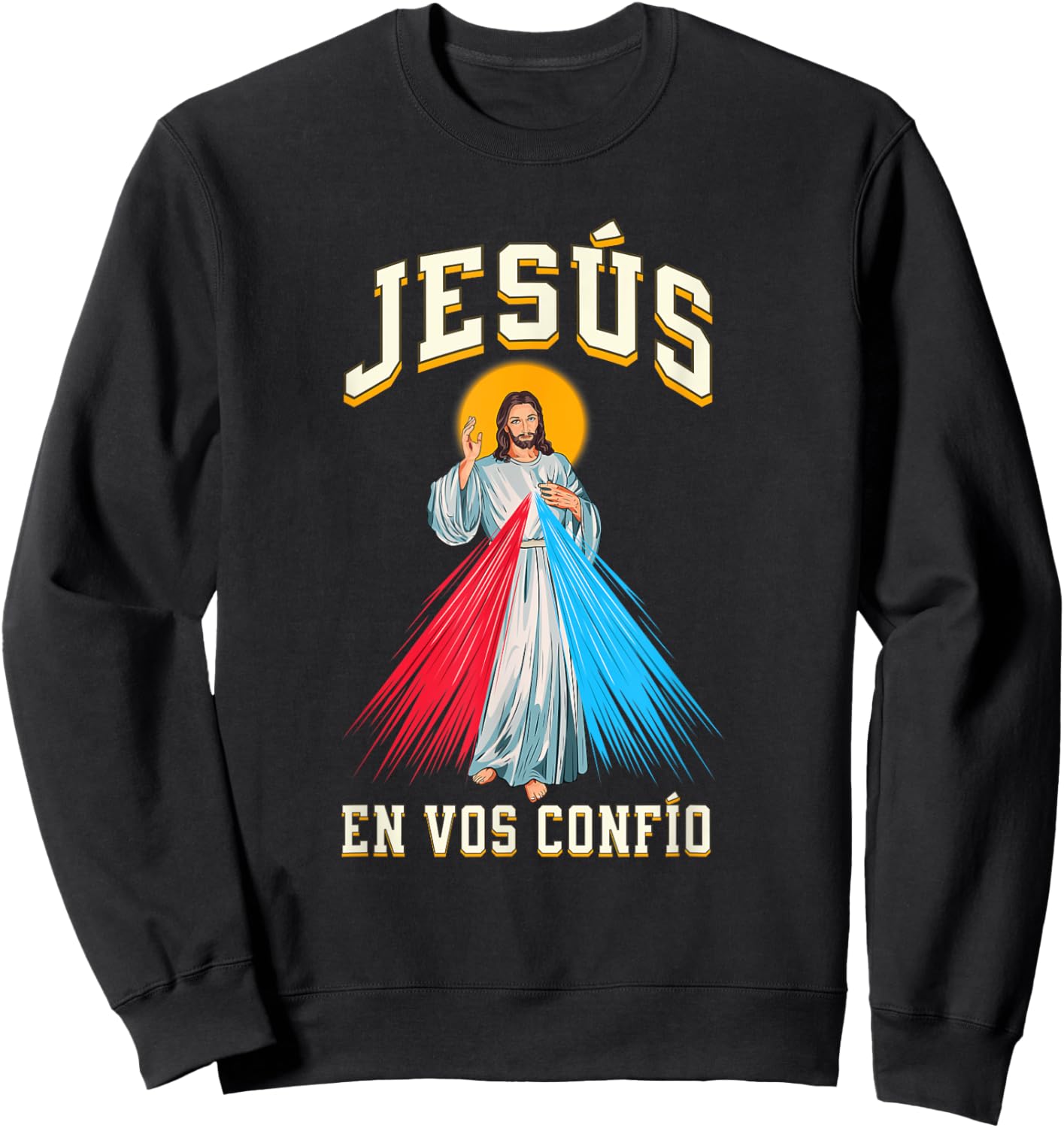 JESÚS en Vos Confío Sweatshirt - Sweatshirt | Black