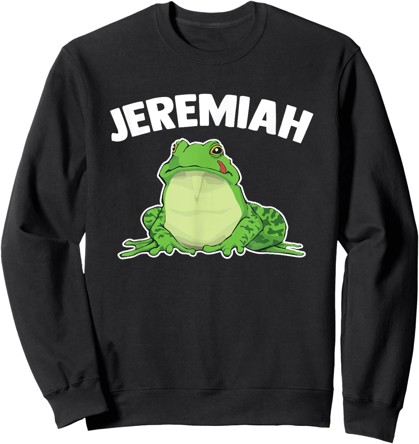 Jeremiah Bullfrog - Funny Saying Music Lover Musician Music Sweatshirt - Sweatshirt | Black