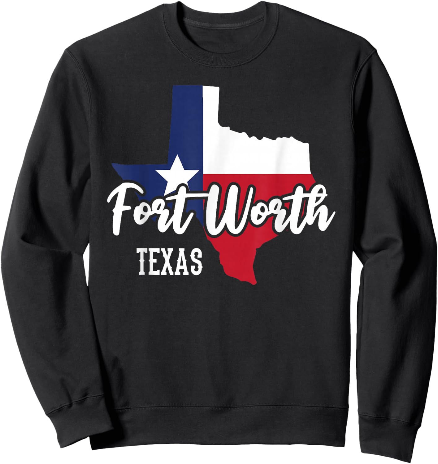 Fort Worth Texas Pride Sweatshirt - Sweatshirt | Black