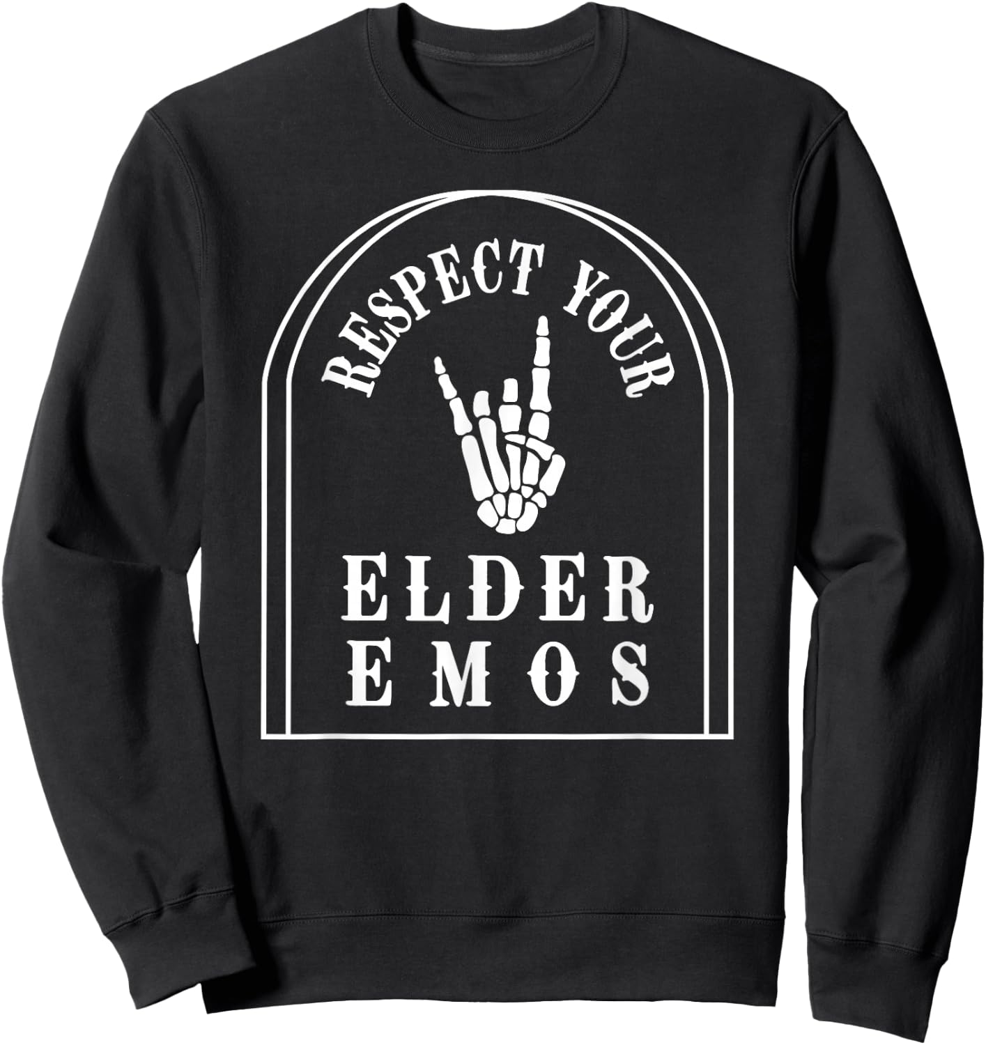Respect Your Elder Emos Sweatshirt - Sweatshirt | Black