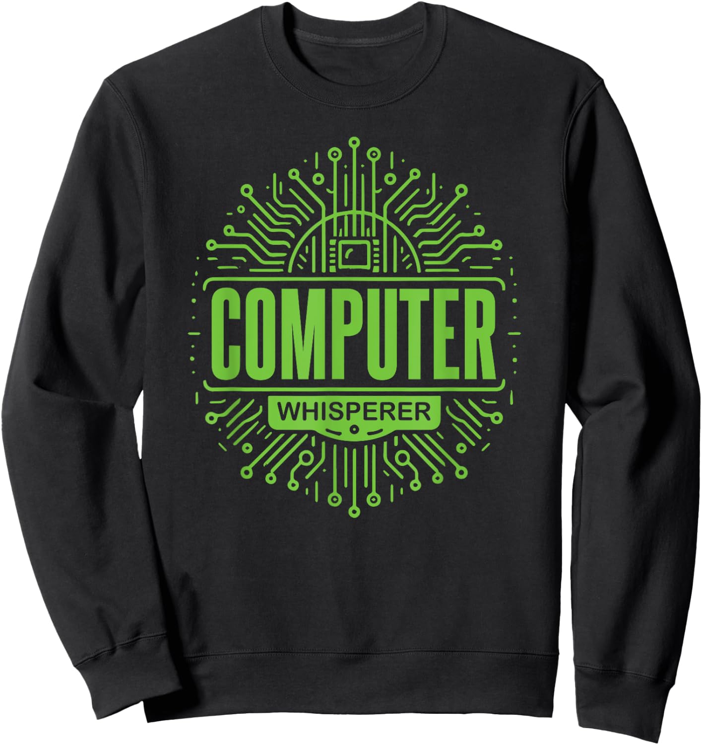 Computer Whisperer Tech Support IT Funny Computer Engineer Sweatshirt - Sweatshirt | Black