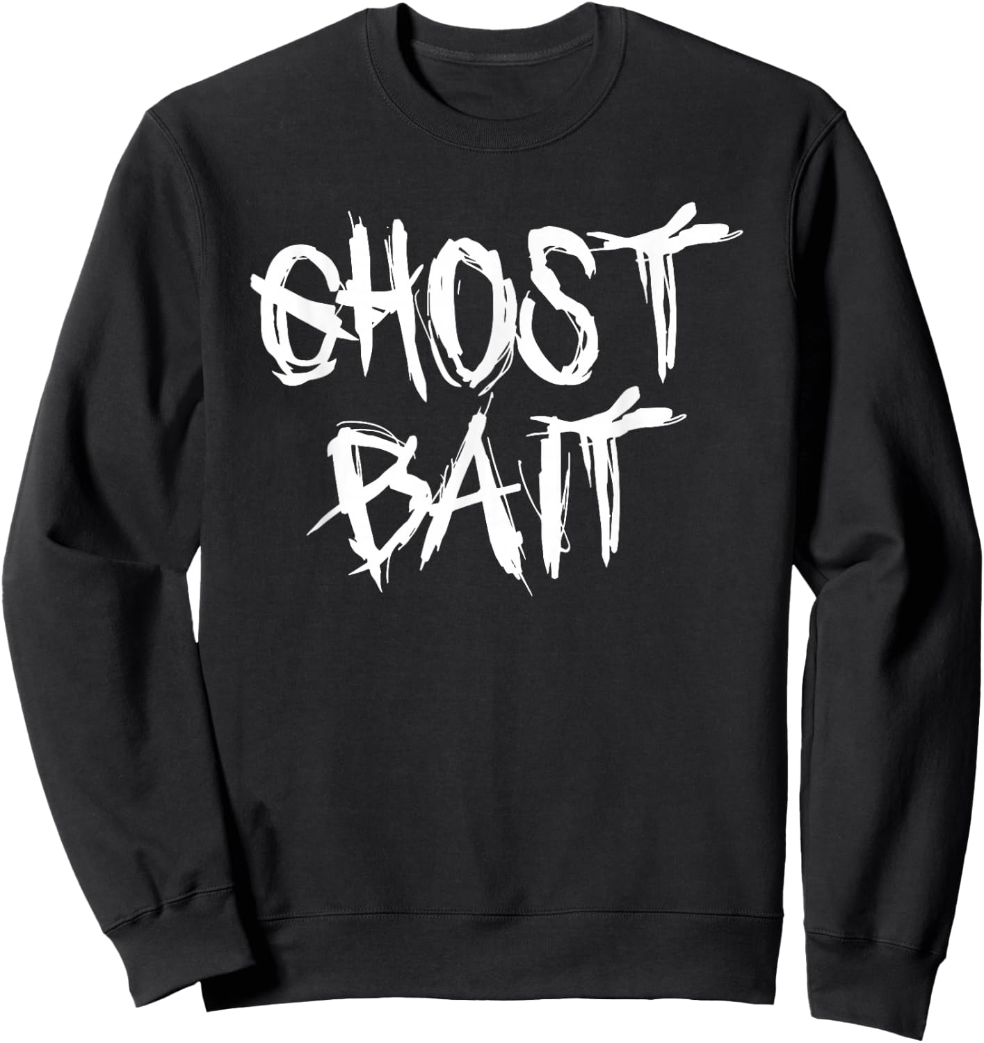 Paranormal Investigation Ghost Bait Haunted Ghost Hunter Sweatshirt - Sweatshirt | Black