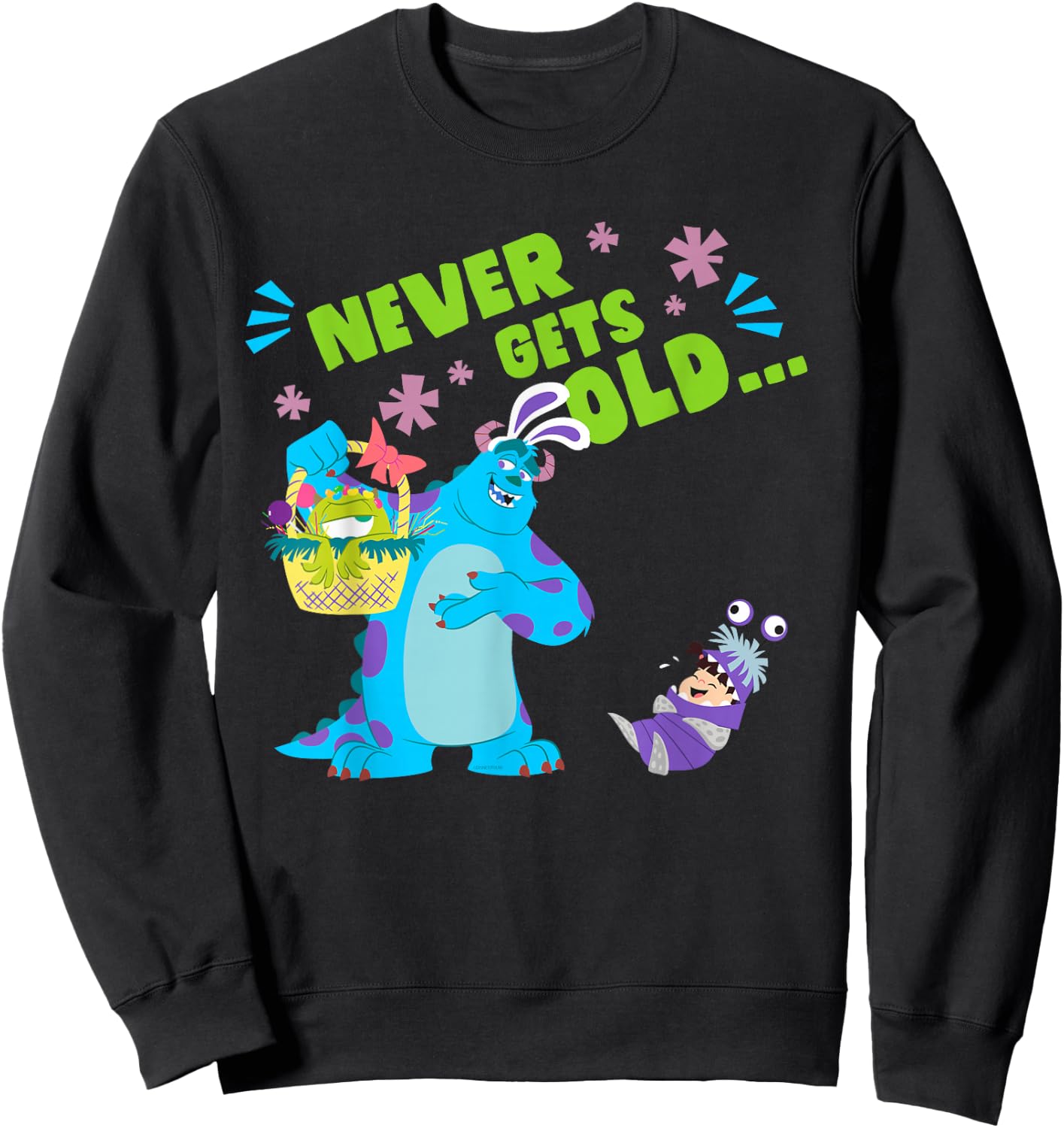 Disney and Pixar’s Monsters, Inc. Mike Sulley Boo Easter Sweatshirt - Sweatshirt | Black