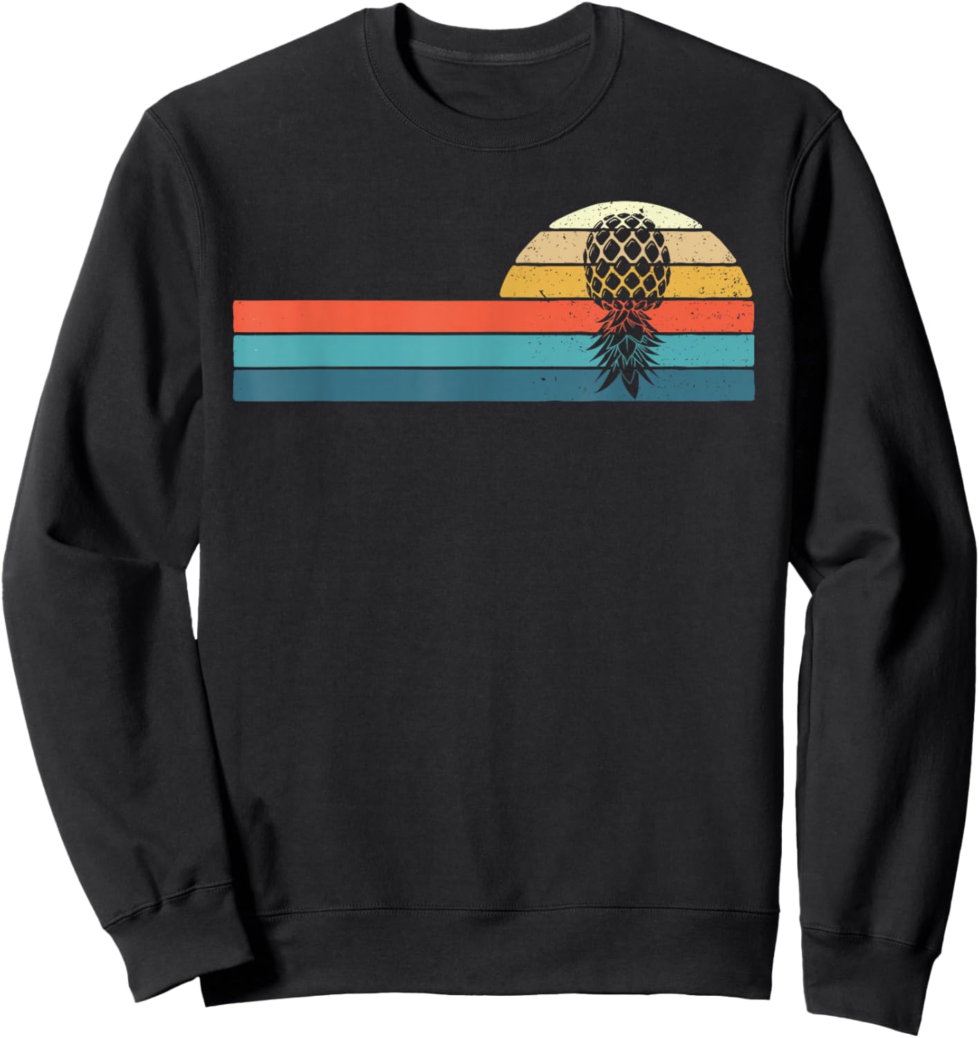 Upside Down Pineapple - Swinger Swinging Lifestyle Sweatshirt - Sweatshirt | Black