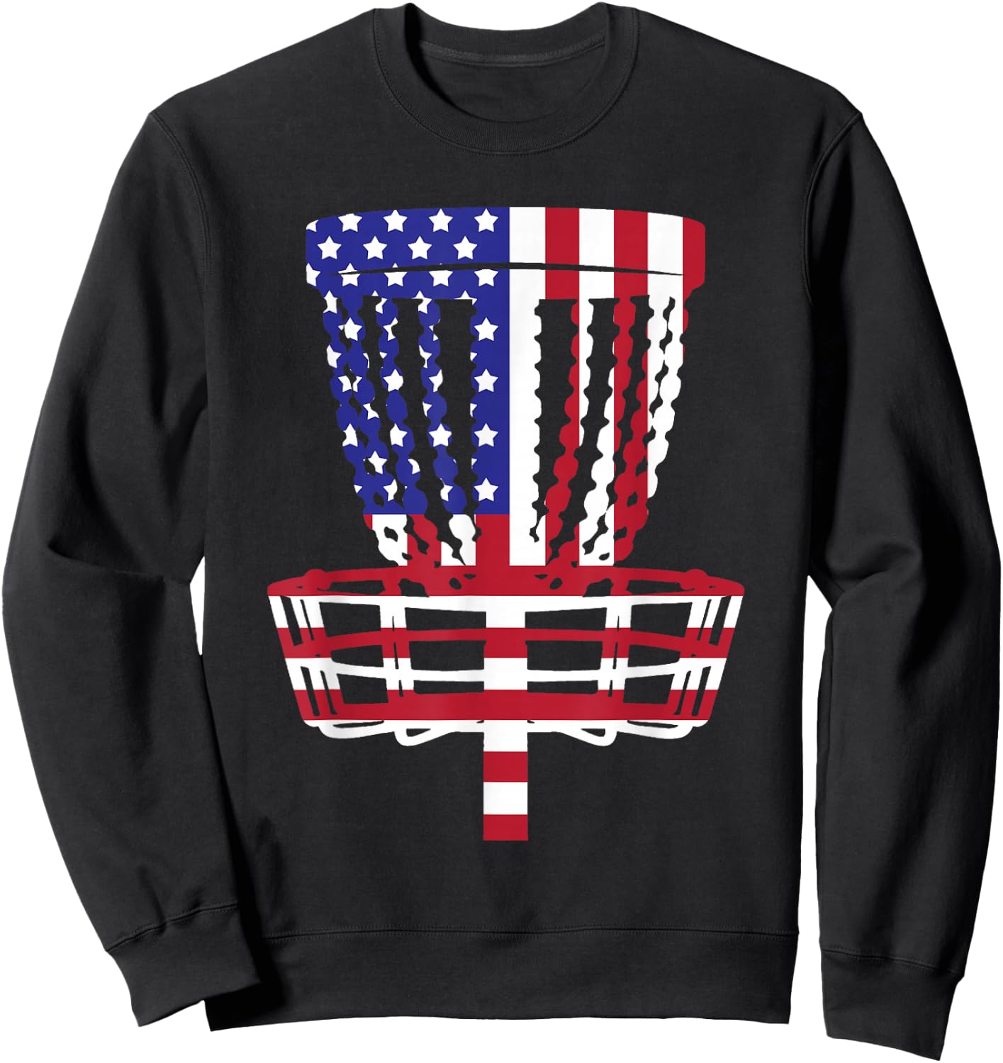 Cool Disc Golf Design Women Kids Disc Golf Player Sweatshirt - Sweatshirt | Black