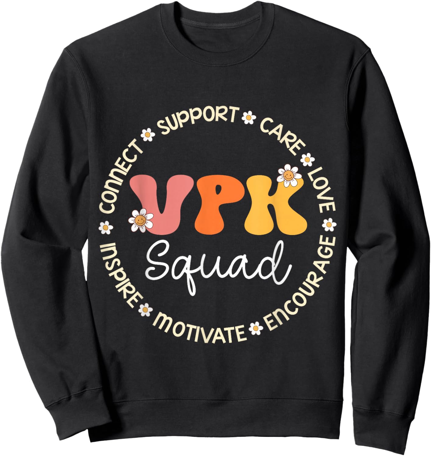 VPK Squad Appreciation Week Back to School Sweatshirt - Sweatshirt | Black