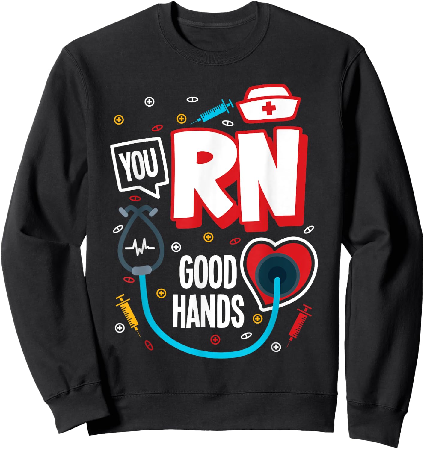 Nurse Sweatshirt - Sweatshirt | Black