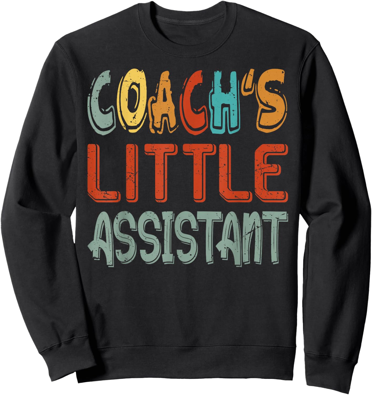 Coach's Little Assistant - Cute Daughter - Varsity Son Sweatshirt - Sweatshirt | Black