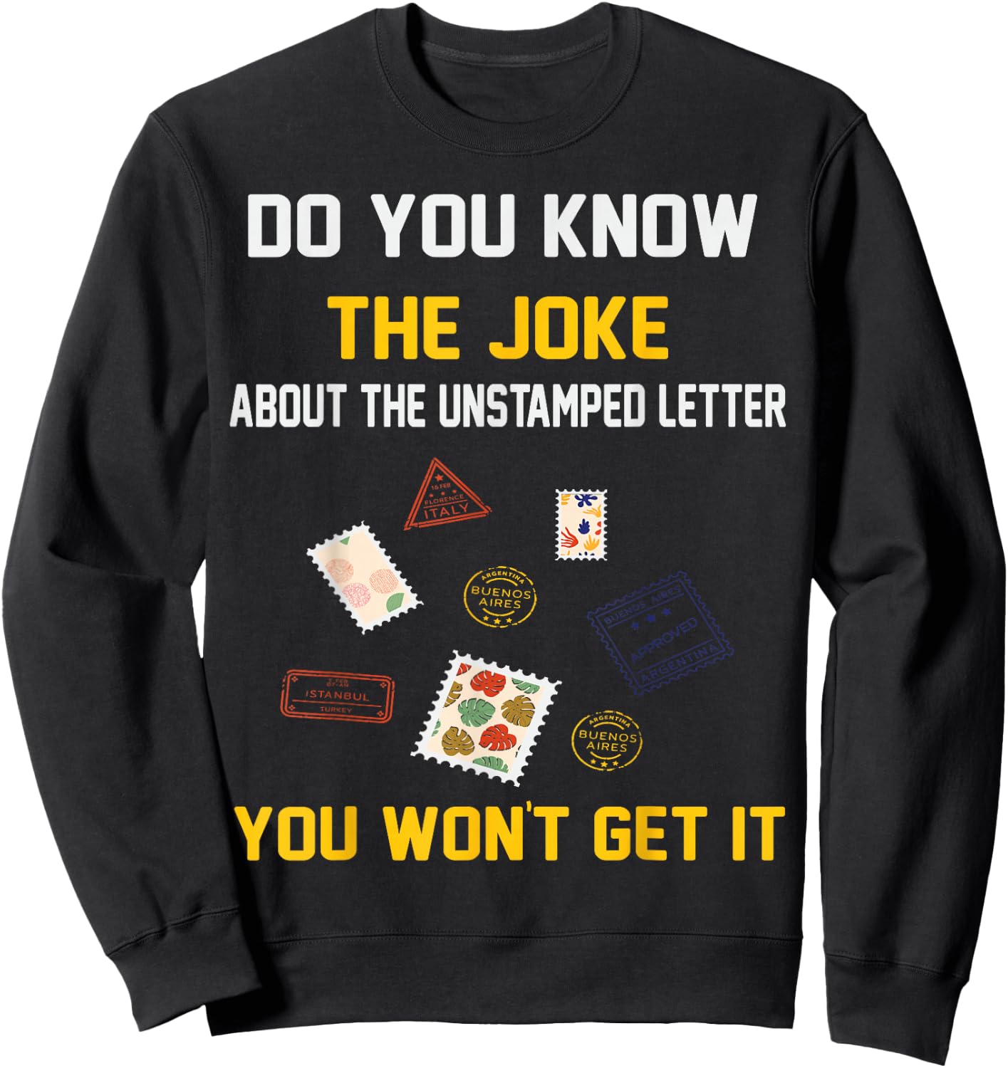 Funny Postal Worker Mail Man Delivery Service Post Office Sweatshirt - Sweatshirt | Black
