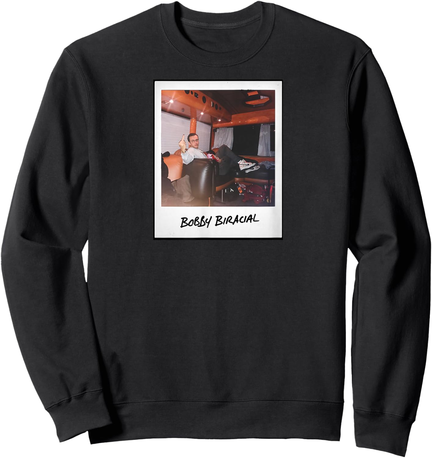 Logic Polaroid Finger Sweatshirt - Sweatshirt | Black