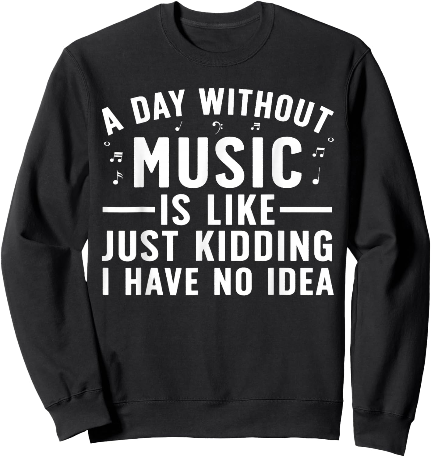 Best Music Teacher Design Women Music Teacher School Sweatshirt - Sweatshirt | Black