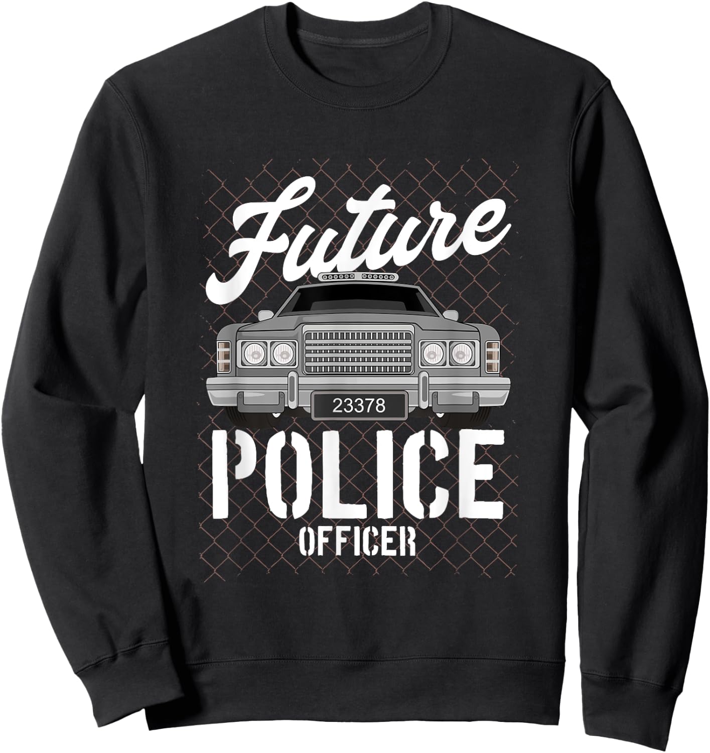 Future Police Officer | Policeman | Son Children Kids Sweatshirt - Sweatshirt | Black