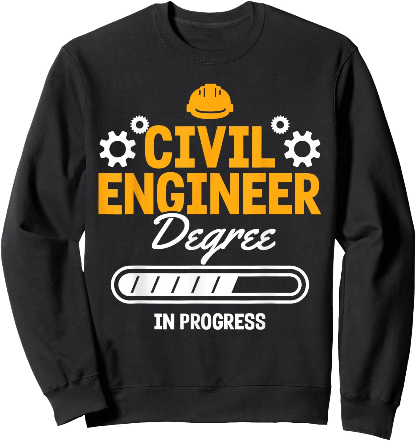 Mechanic Structural Engineering Civil Engineer In Progress Sweatshirt - Sweatshirt | Black