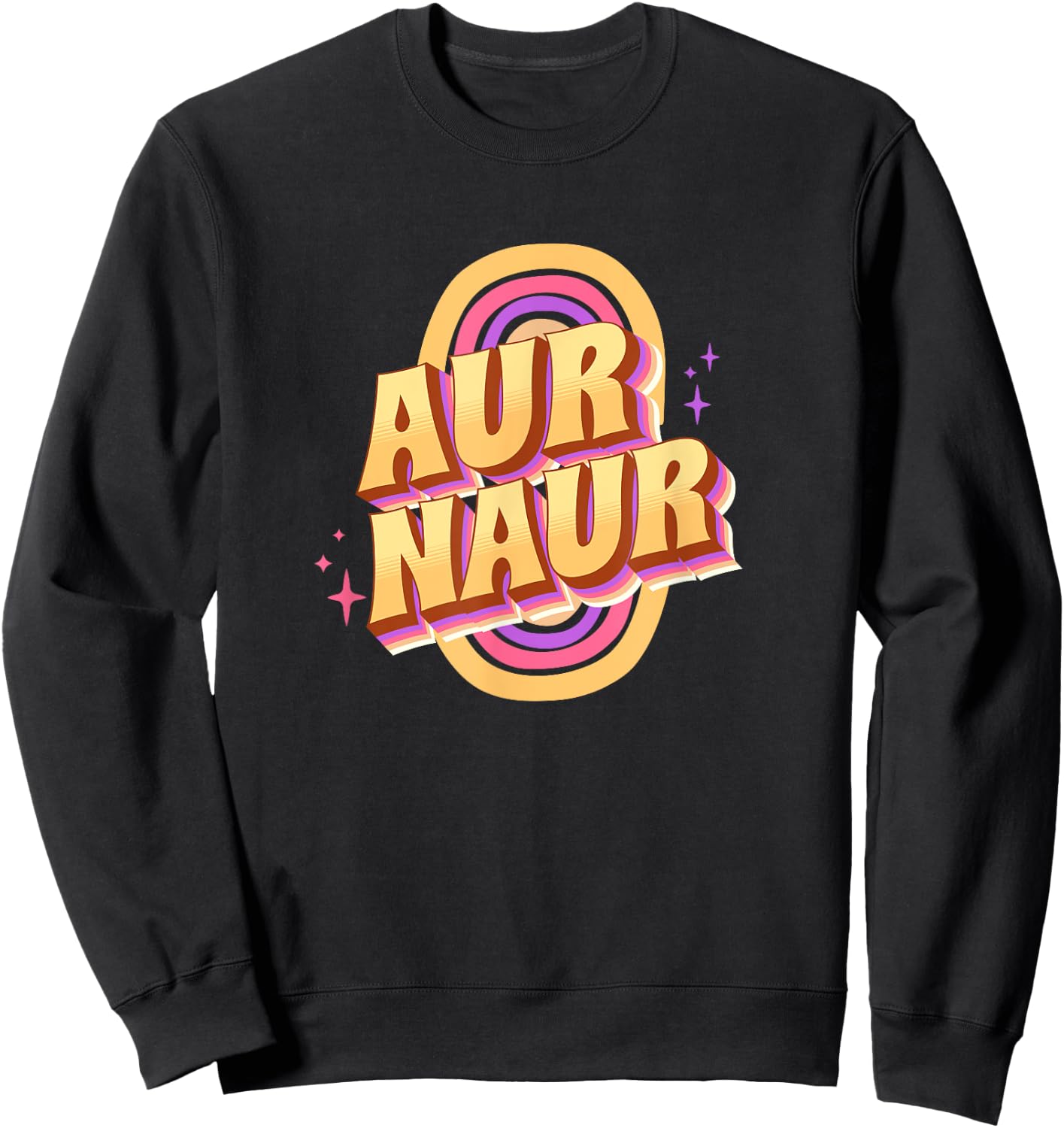 Funny Aur Naur Australian Accent Oh No Aussie Slang Trend Sweatshirt - Sweatshirt | Black