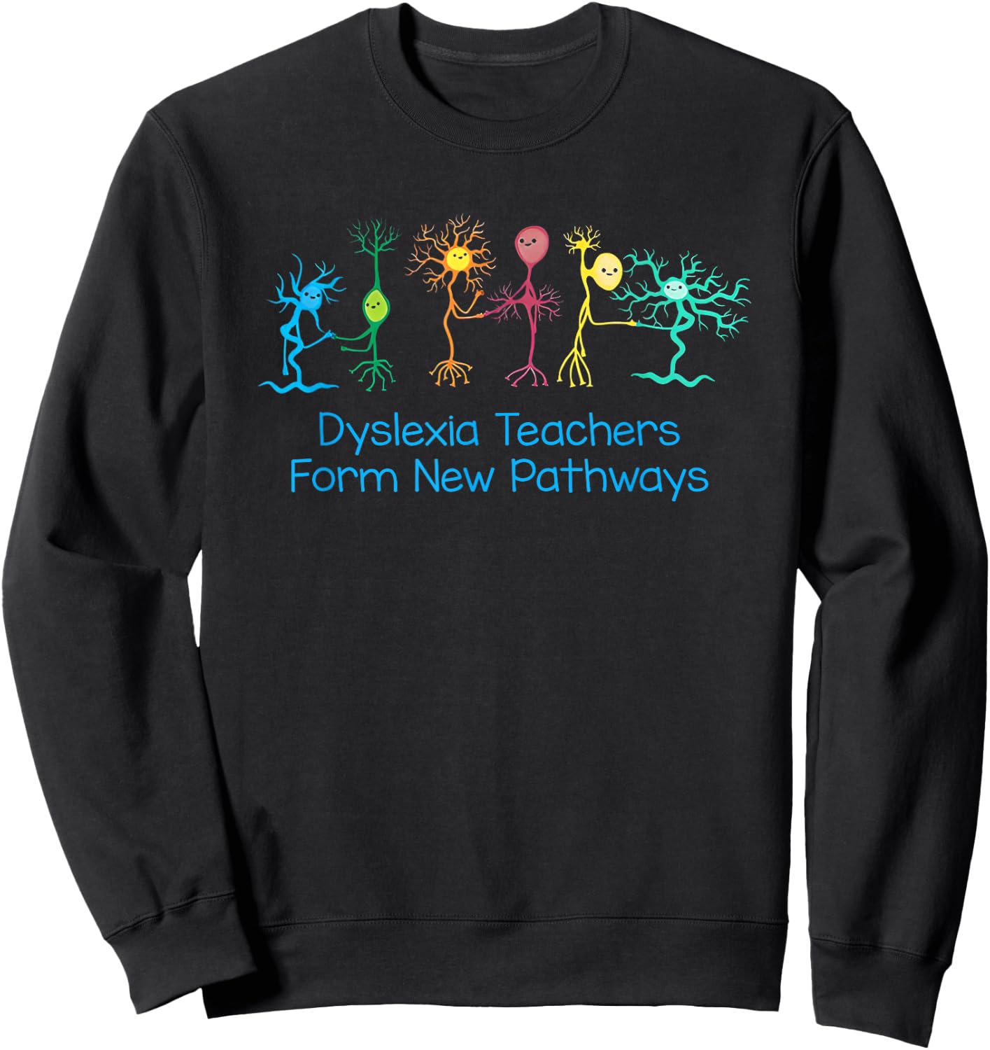 Dyslexia Specialist Teacher Squad Dyslexia Interventionist Sweatshirt - Sweatshirt | Black