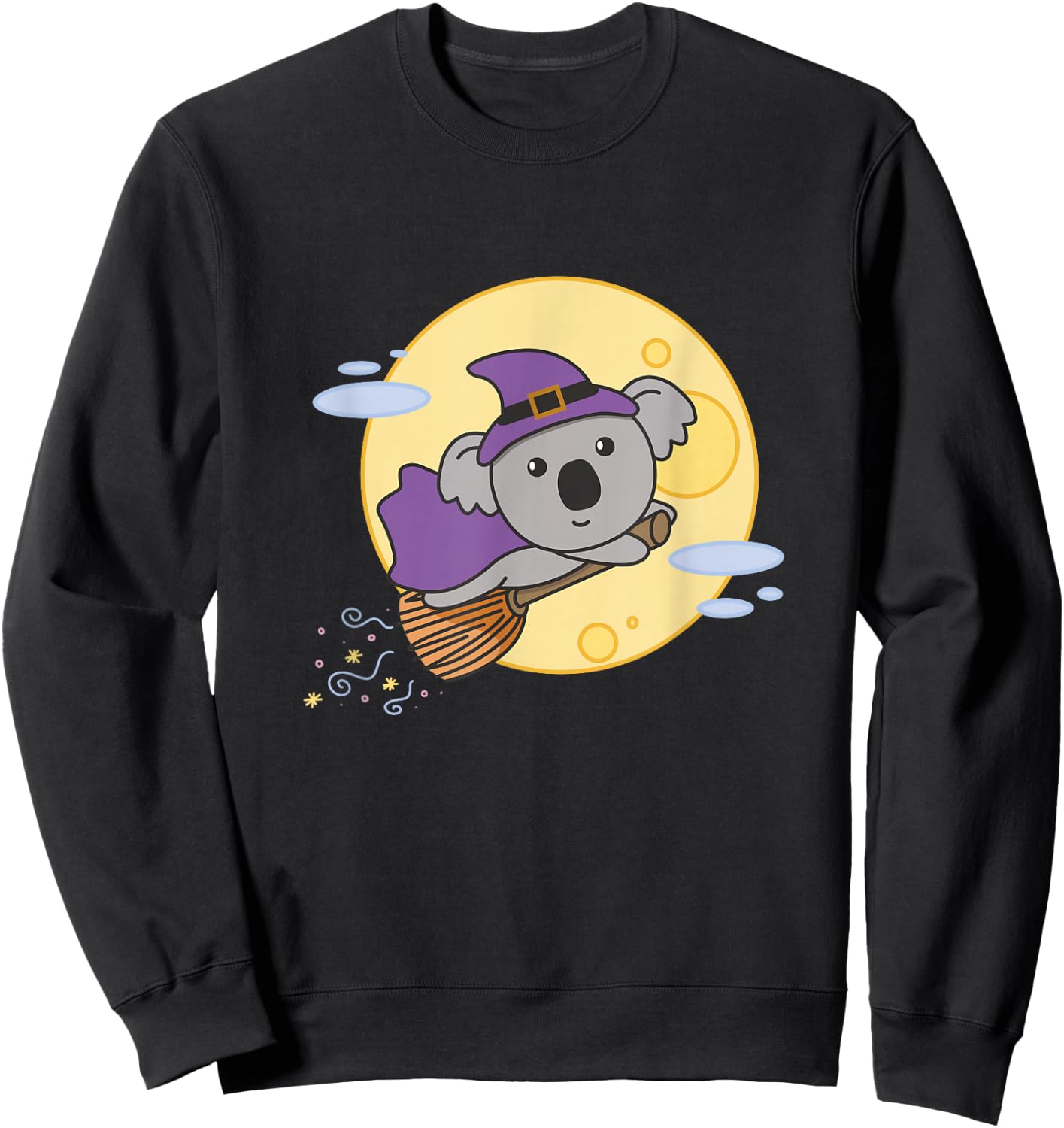 Koala Halloween Witches Costume Koalas Halloween Sweatshirt - Sweatshirt | Black