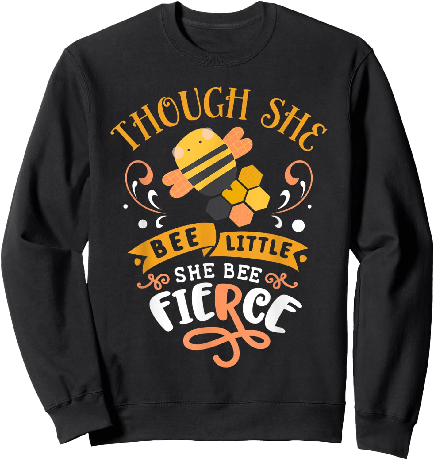 Fierce Little Bee Sweatshirt - Sweatshirt | Black