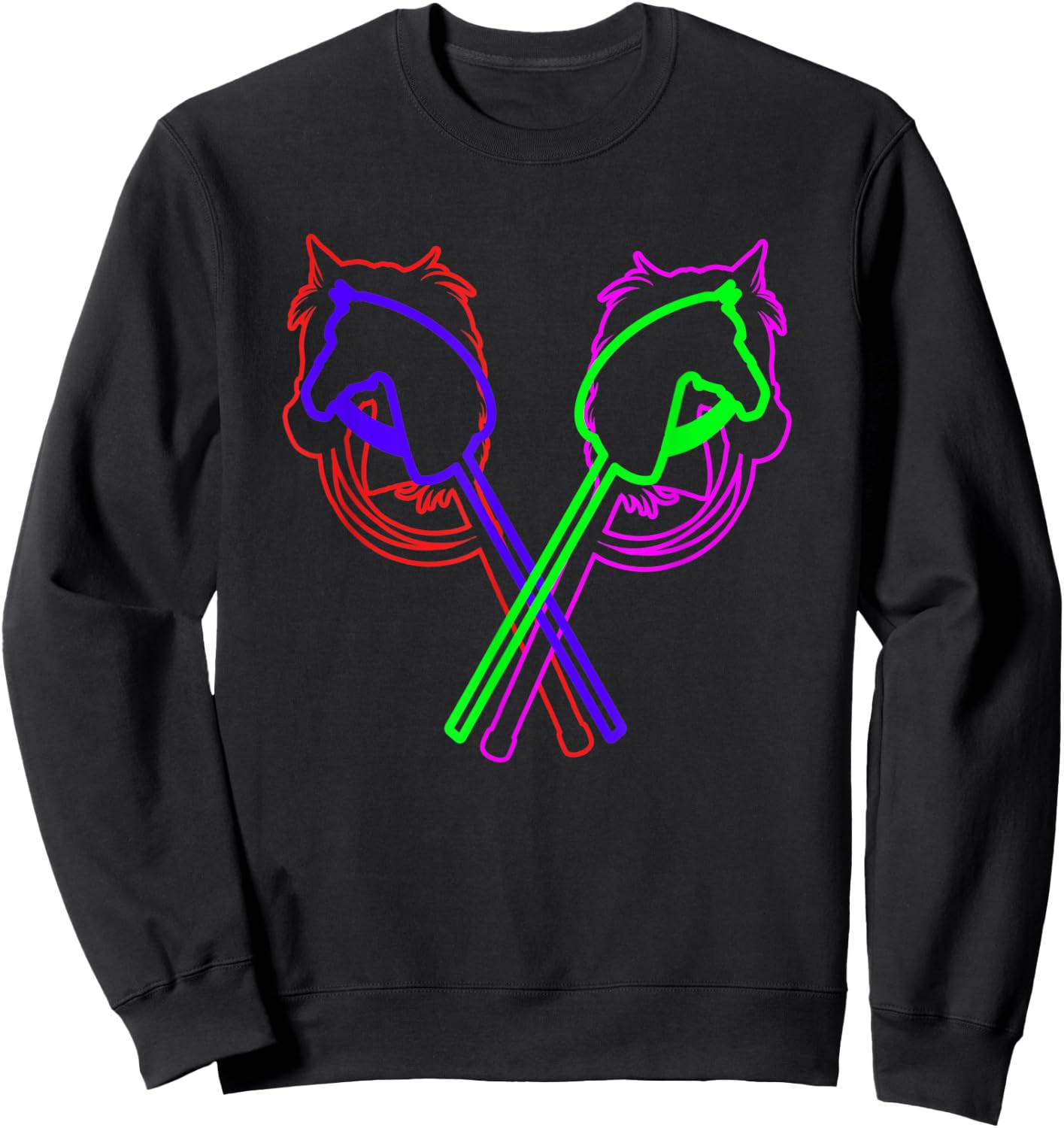 Hobby Horse hobby horse hobby horsing Sweatshirt - Sweatshirt | Black