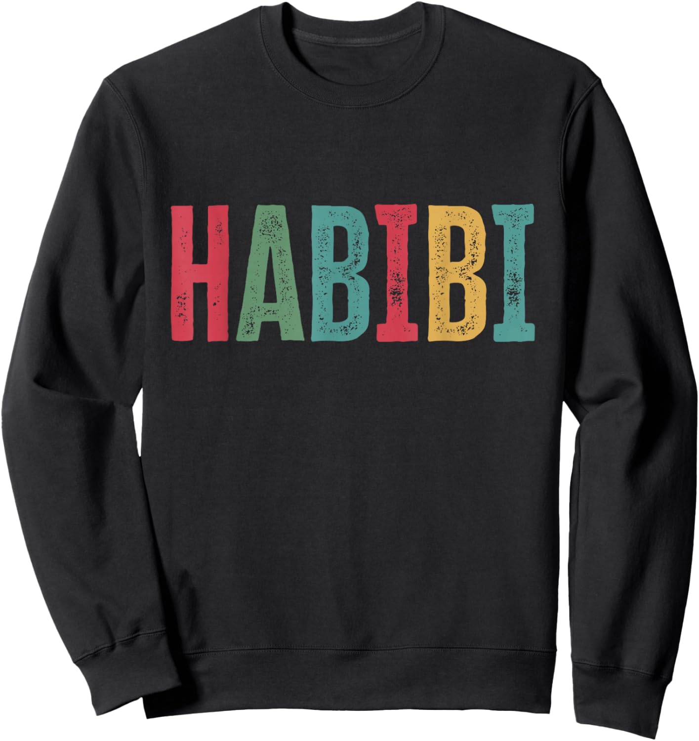 Habibi Darling Arabic Sweatshirt - Sweatshirt | Black