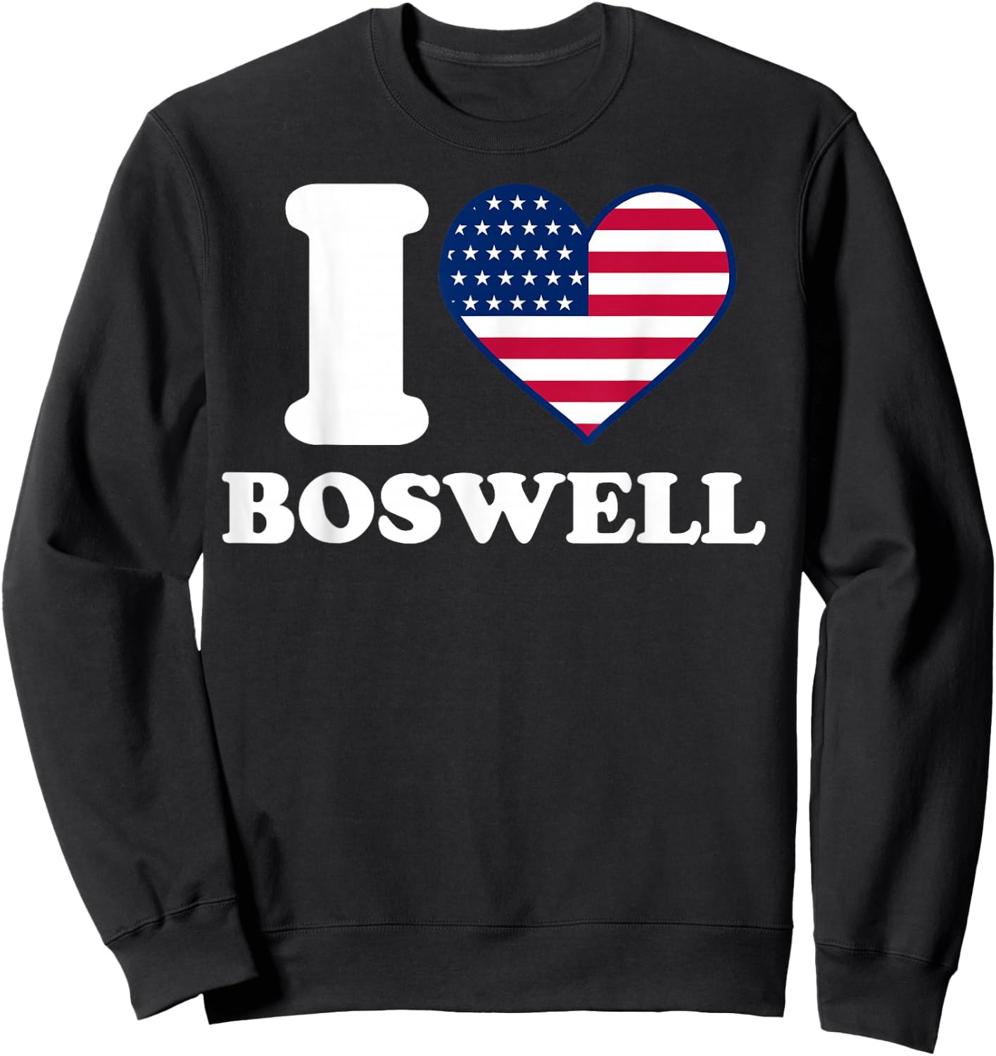 I love Boswell I heart Boswell Sweatshirt - Sweatshirt | Black