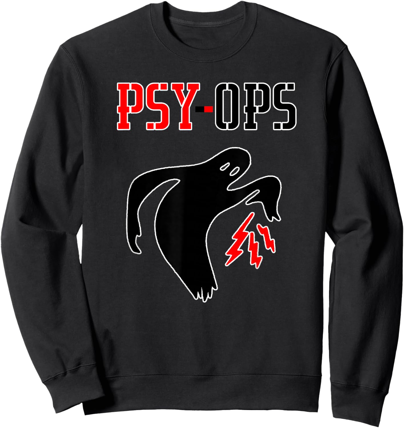 Psy-ops Secret Military Group US Armed Forces Clandestine Sweatshirt - Sweatshirt | Black