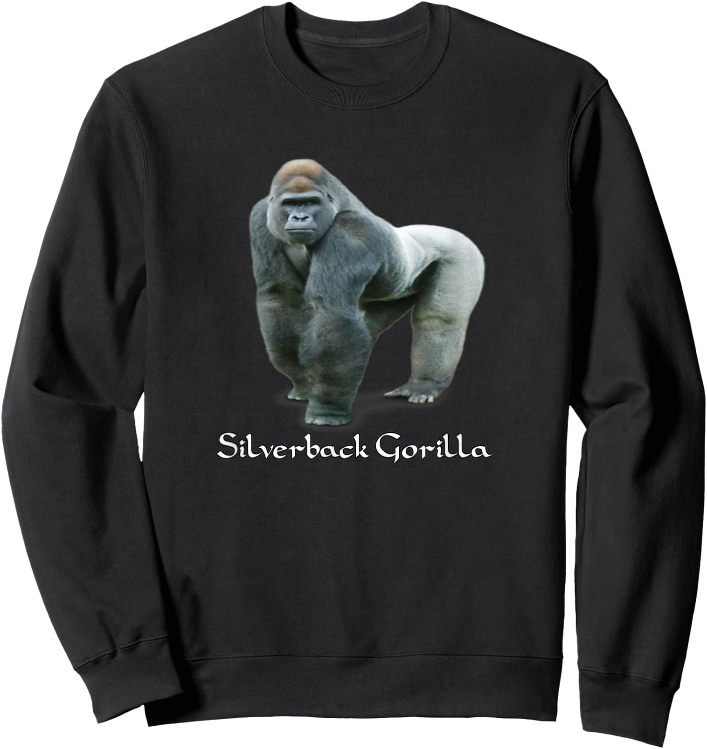 Silverback Gorilla Sweatshirt - Sweatshirt | Black