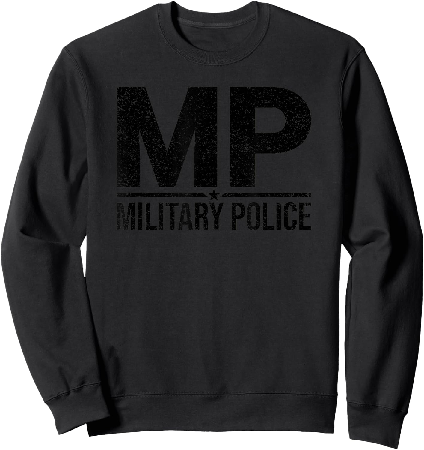 Mp Military Police Corps Us Army (black) Sweatshirt - Sweatshirt | Black