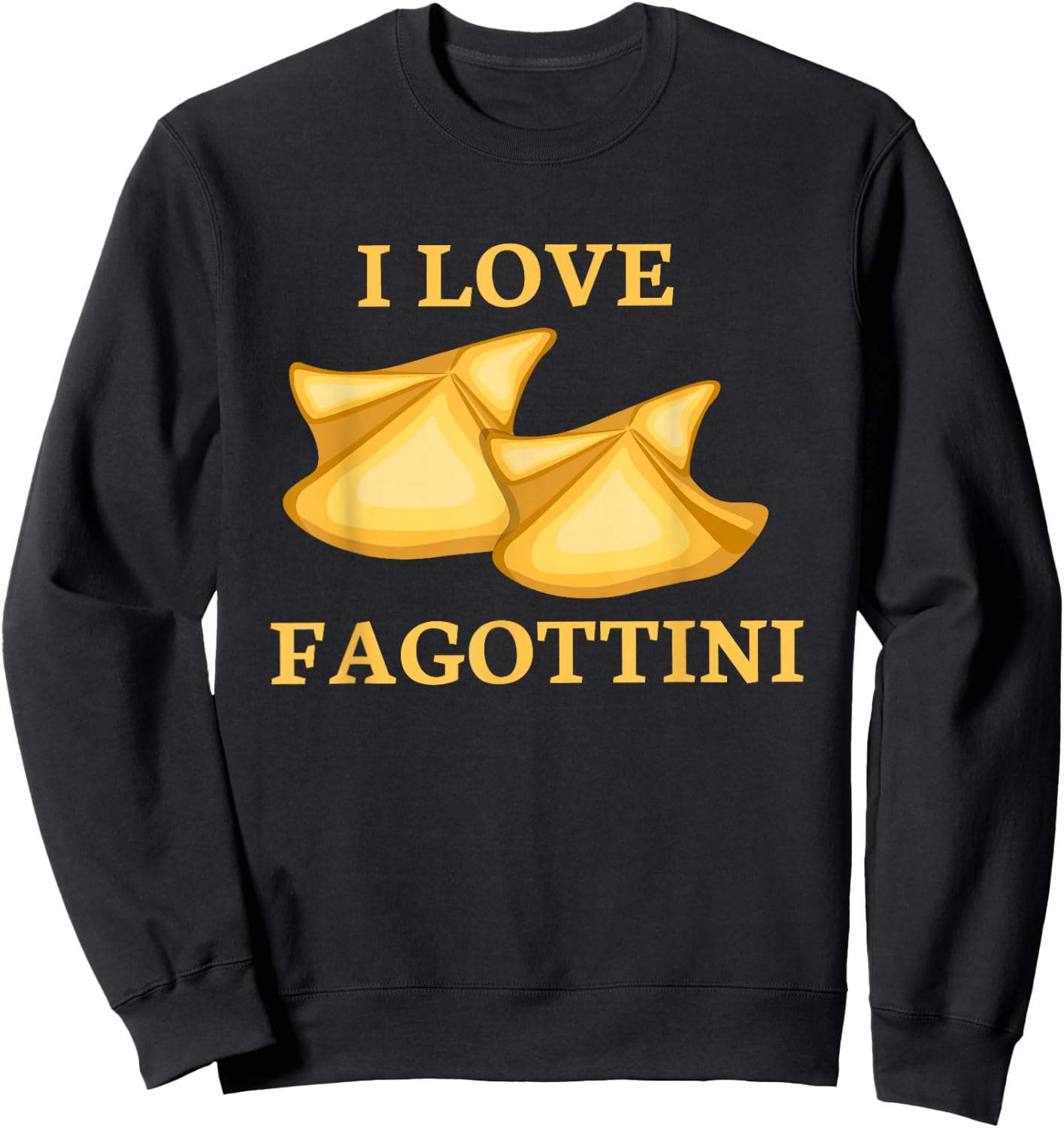 Fagottini Pasta Maker Foodie Italian Food Lover Sweatshirt - Sweatshirt | Black