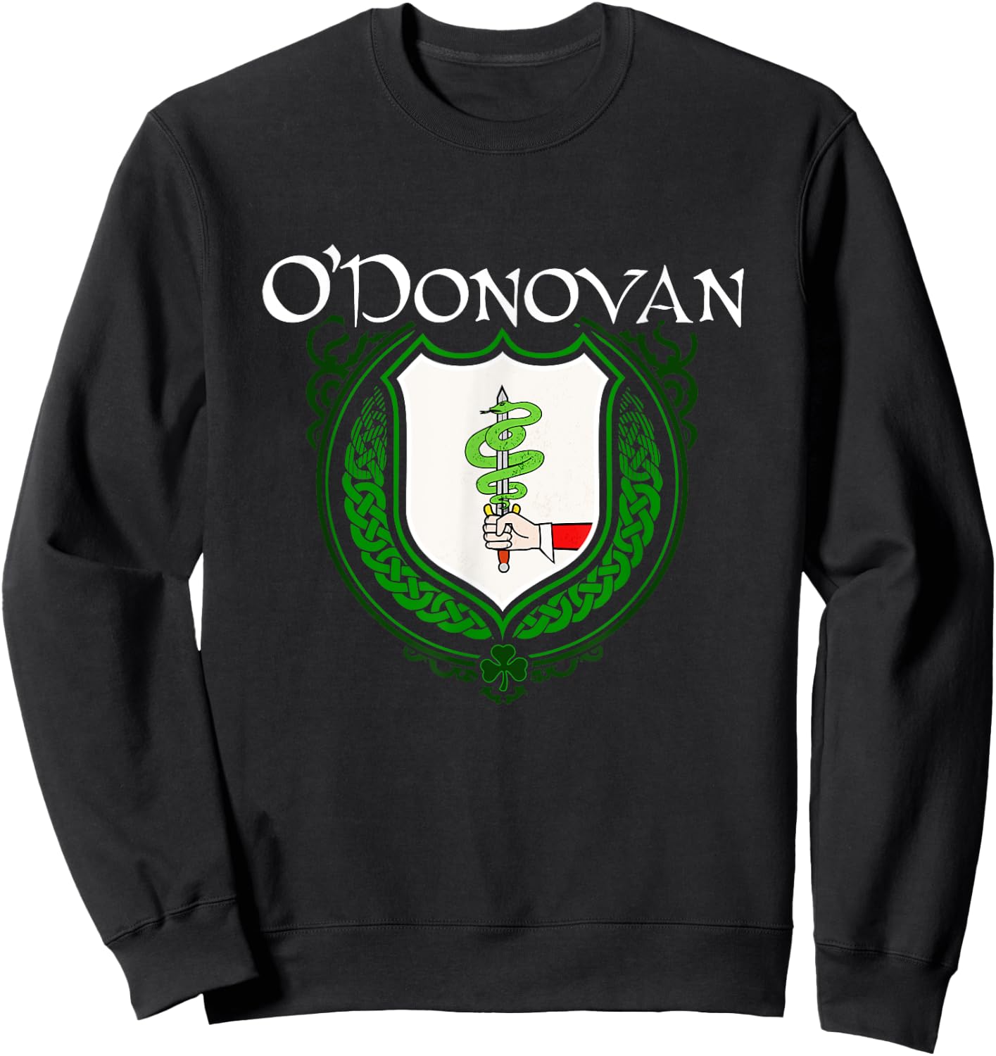 O'Donovan Surname Irish Clan Tartan Badge Ireland Sweatshirt - Sweatshirt | Black