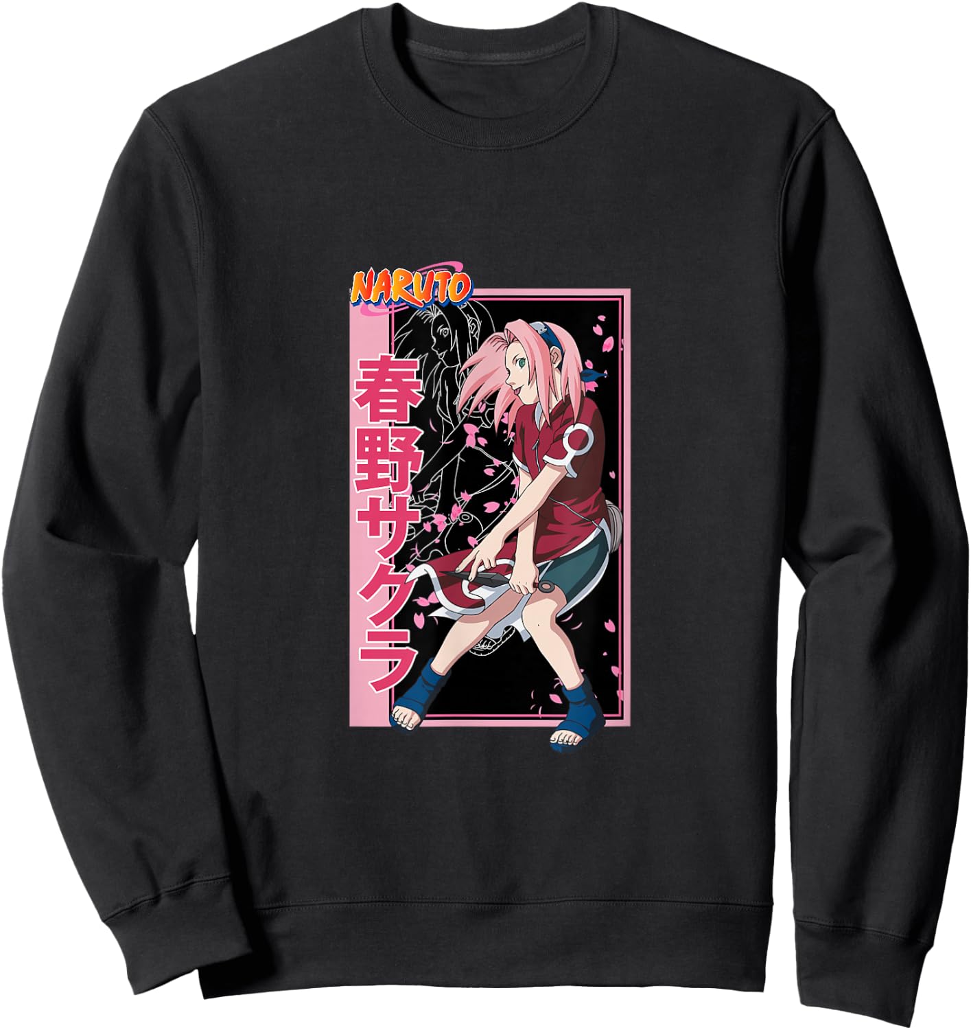 Naruto Sakura Haruno Sweatshirt - Sweatshirt | Black