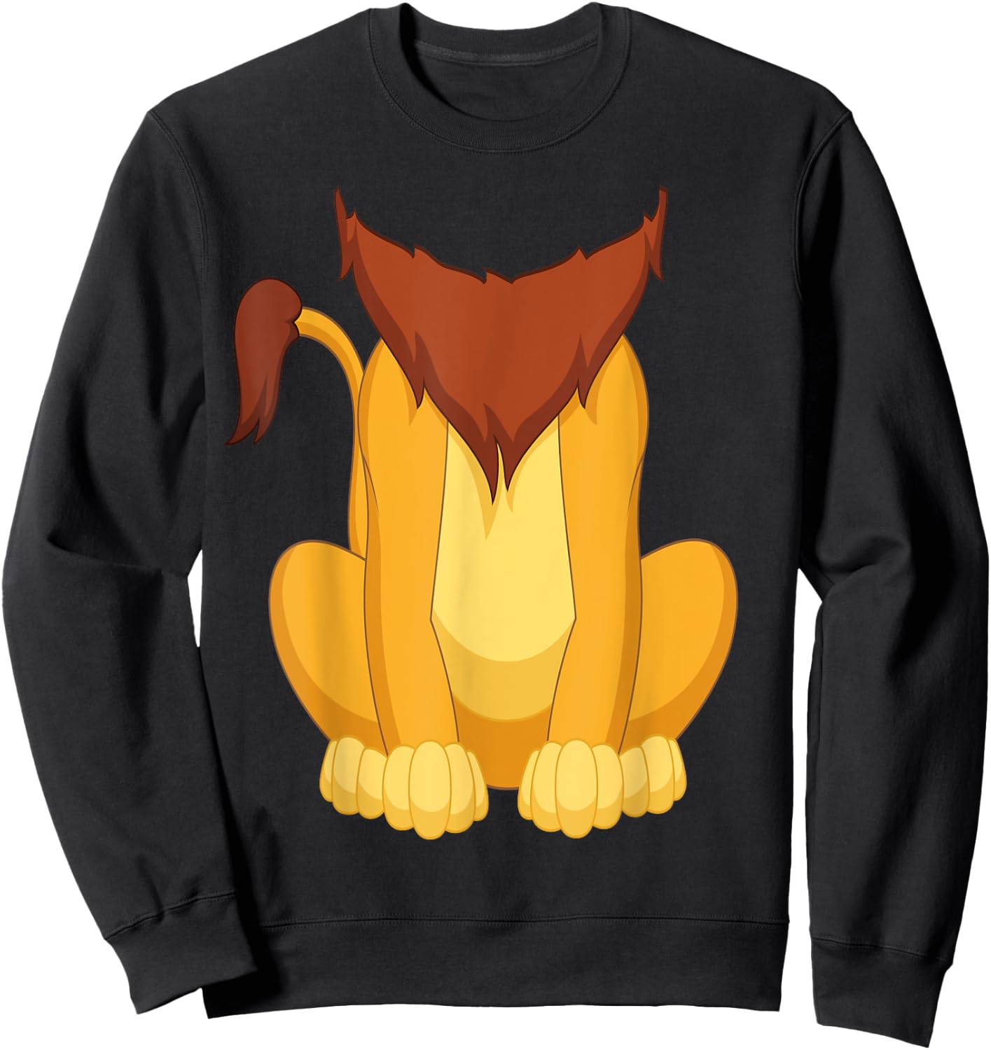 Lion Lion Costume Shirt Sweatshirt - Sweatshirt | Black