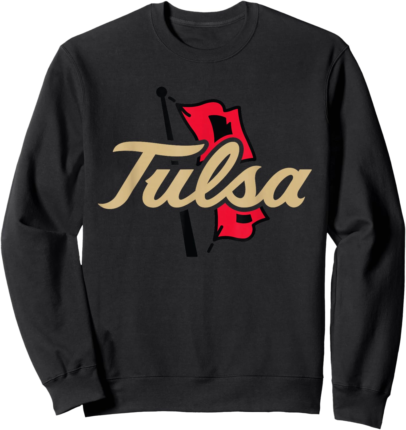 Tulsa Golden Hurricane | NCAA University Merch | NCAFTUL01 Sweatshirt - Sweatshirt | Black