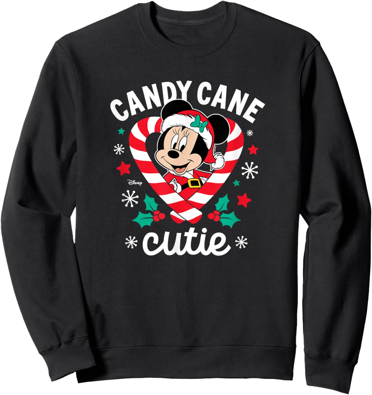 Disney - Minnie Candy Cane Cutie Sweatshirt - Sweatshirt | Black