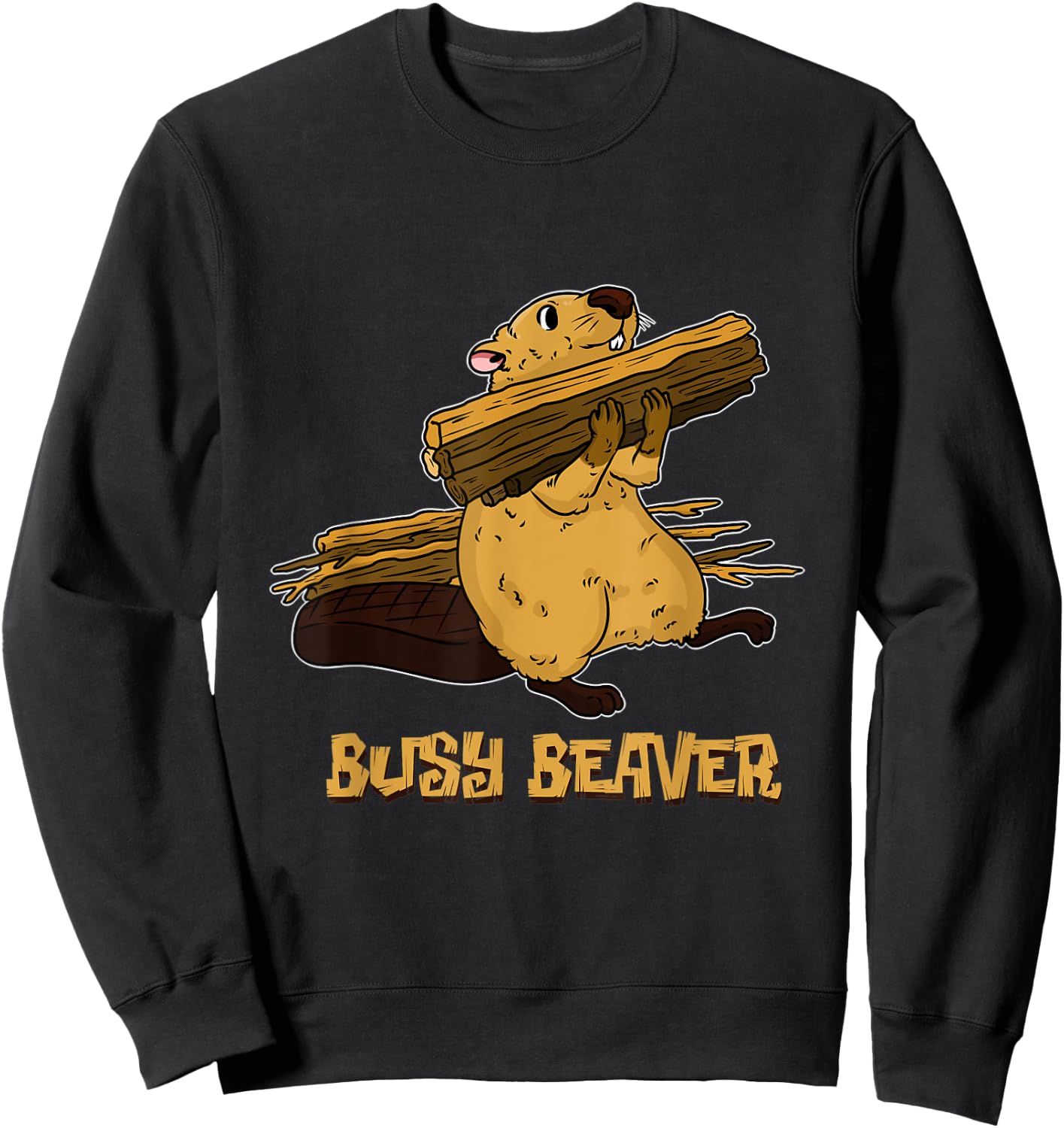 Busy Beaver Sweatshirt - Sweatshirt | Black