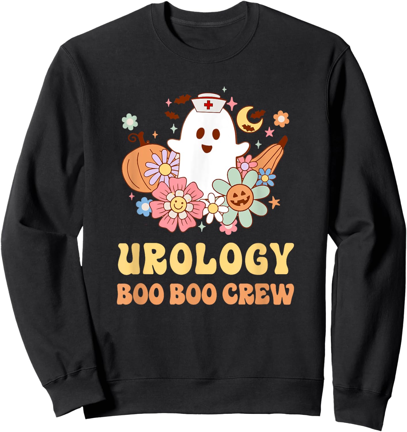 Urology Boo Boo Crew Nurse Halloween Sweatshirt - Sweatshirt | Black