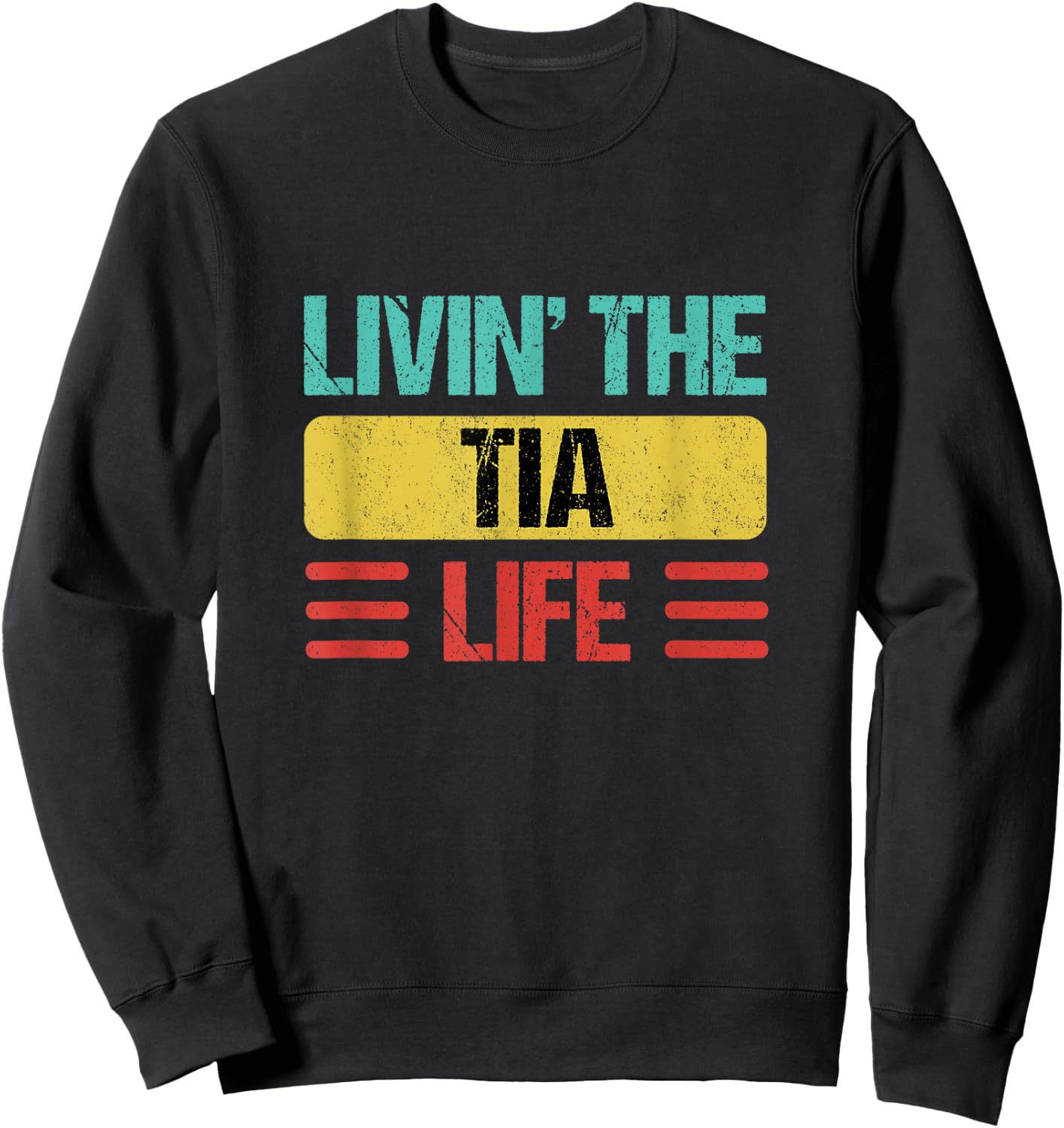 Tia Name Sweatshirt - Sweatshirt | Black