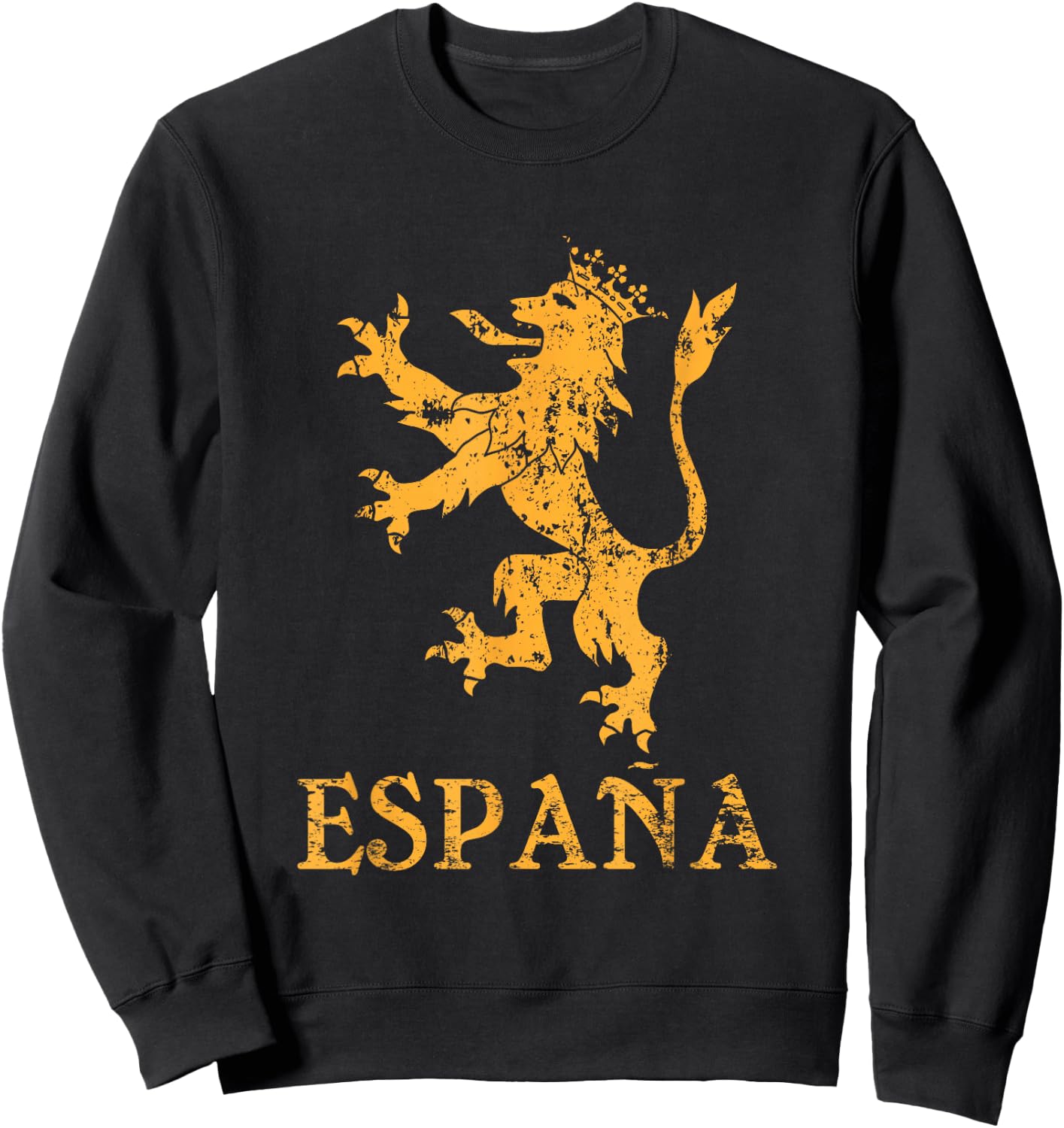 Espana Spain Lion Symbol Spanish Spaniard Pride Sweatshirt - Sweatshirt | Black