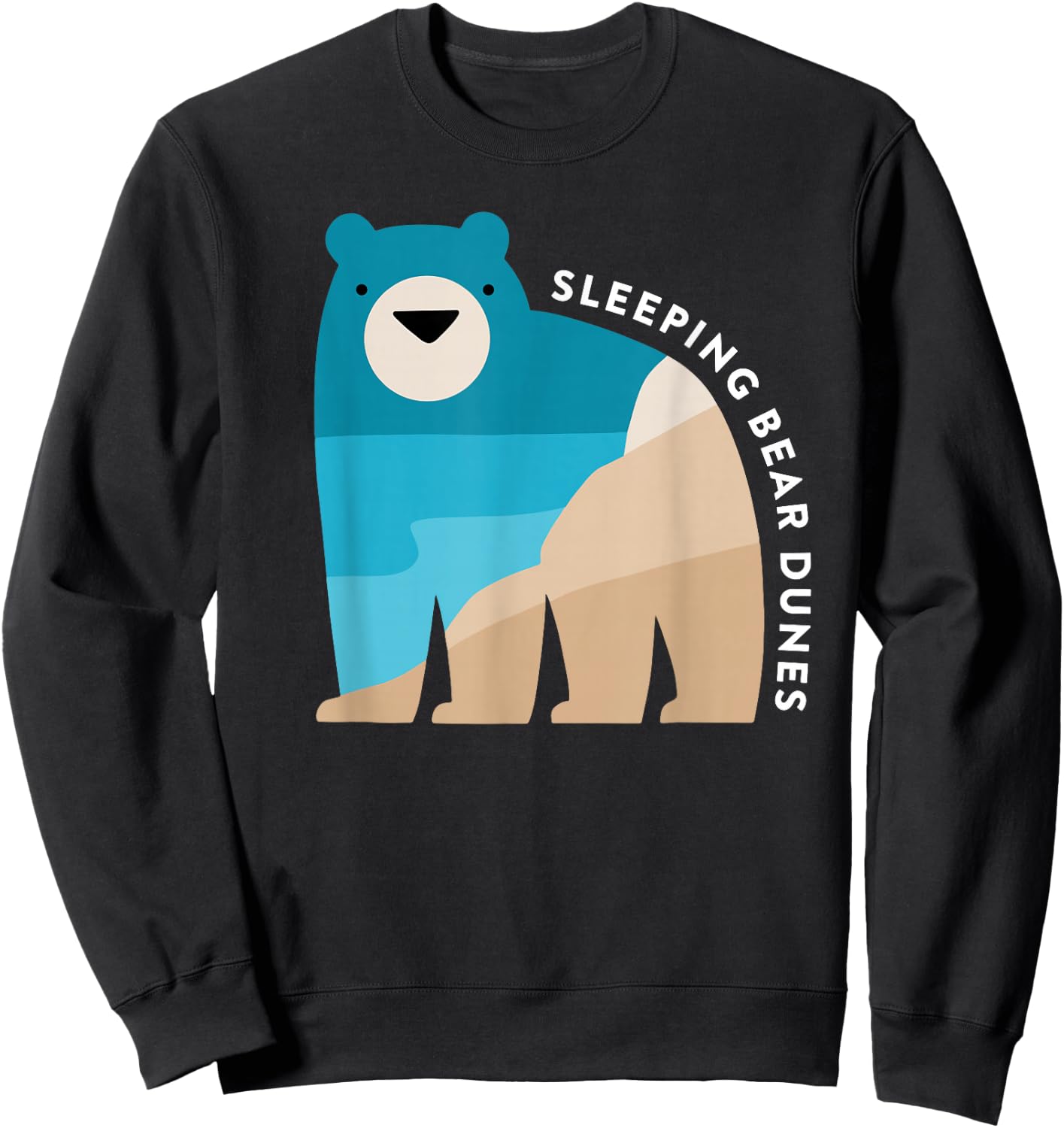 Sleeping Bear Dunes Michigan National Park Souvenir Gift Sweatshirt - Sweatshirt | Black
