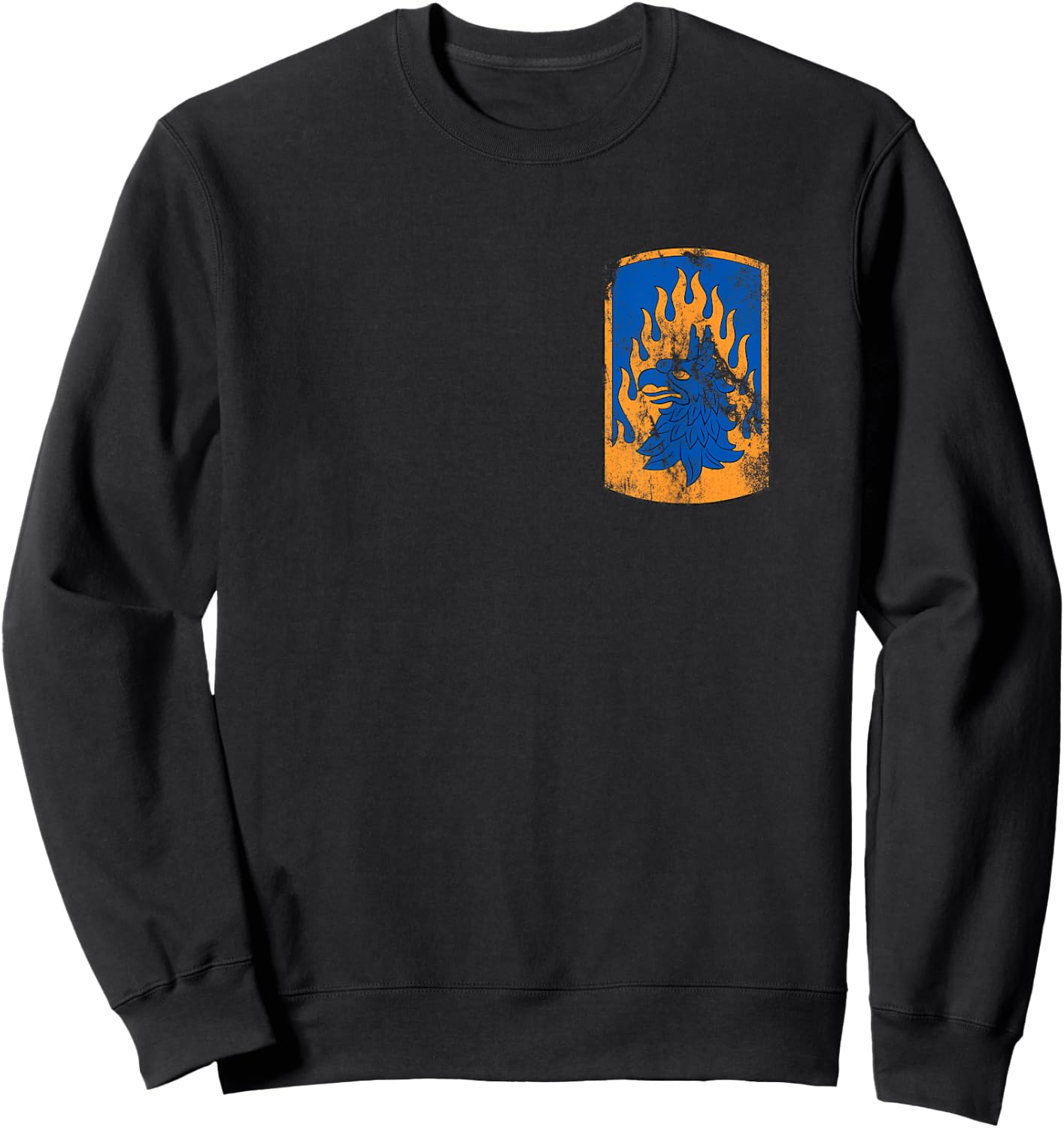 12th Combat Aviation Brigade Patch - 12th CAB Vintage Sweatshirt - Sweatshirt | Black