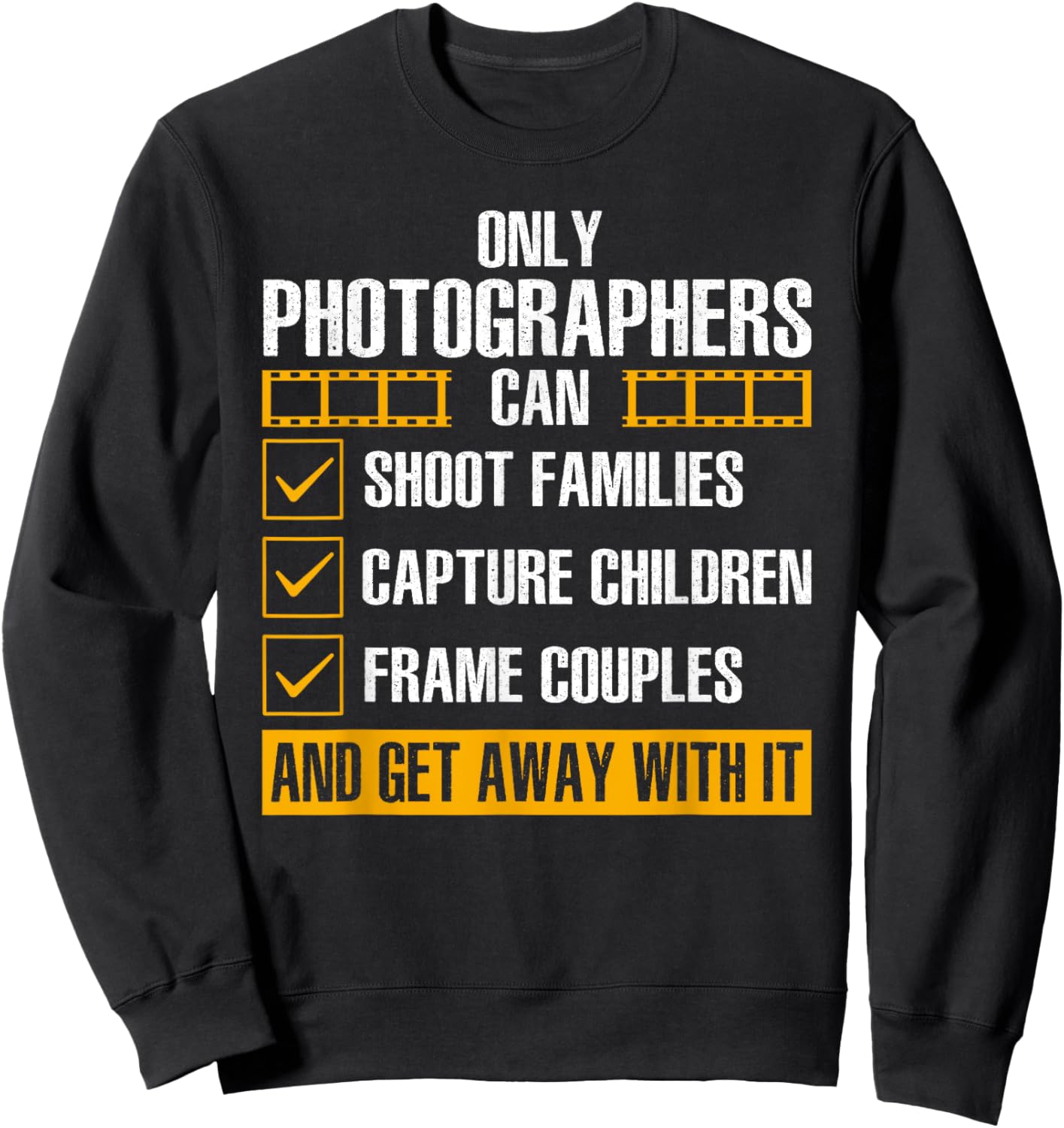 Cool Photographer Art Women Photography Camera Lover Sweatshirt - Sweatshirt | Black