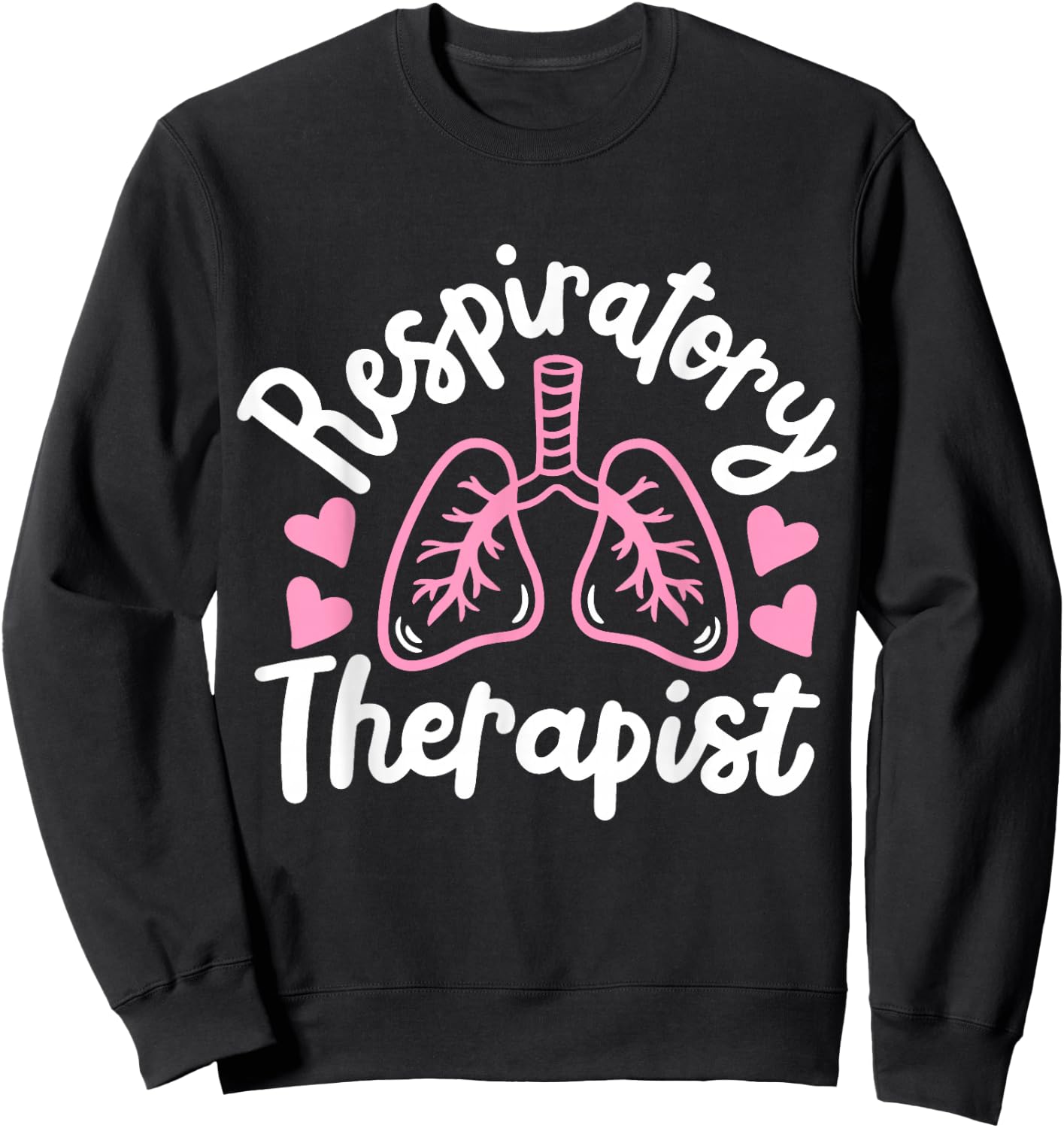 RT Squad Co. Respiratory Therapist RT Registered Sweatshirt - Sweatshirt | Black