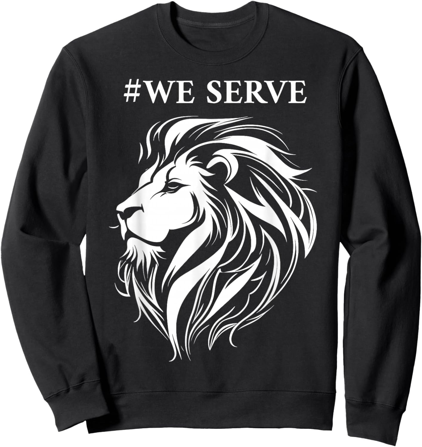 Lions Club International We Serve Lions Sweatshirt - Sweatshirt | Black