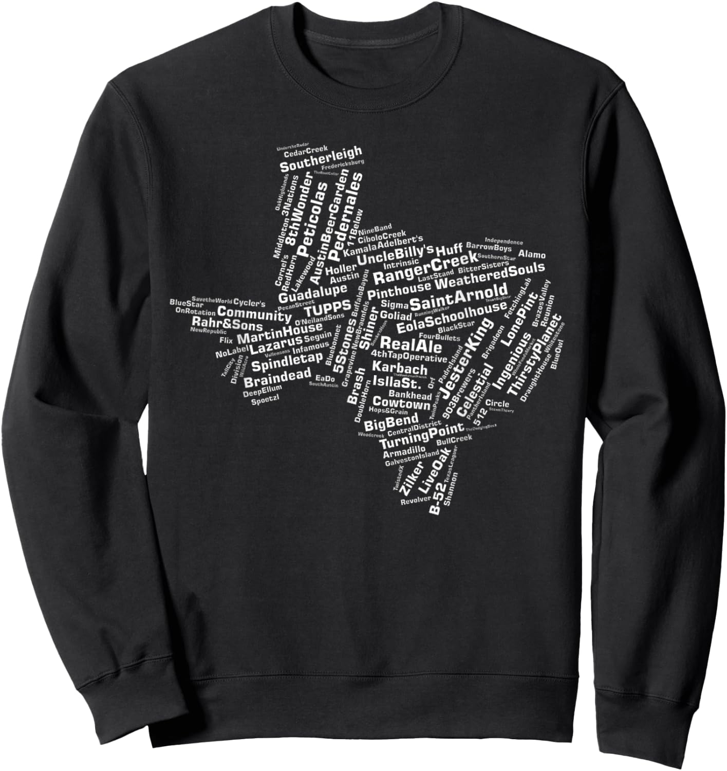 Texas Breweries Sweatshirt - Sweatshirt | Black