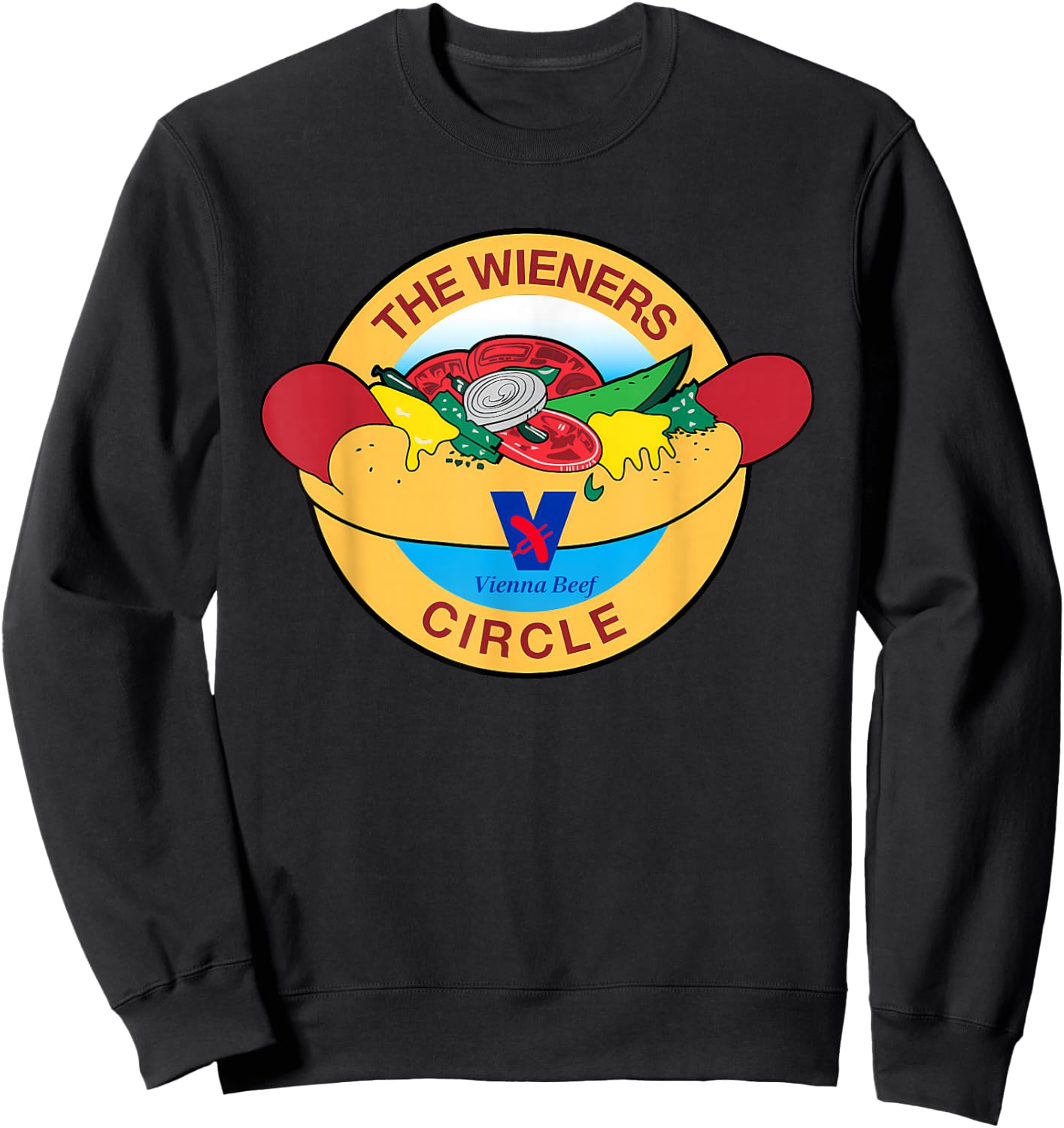 The Wieners Vienna Beef Circle Apparel Sweatshirt - Sweatshirt | Black