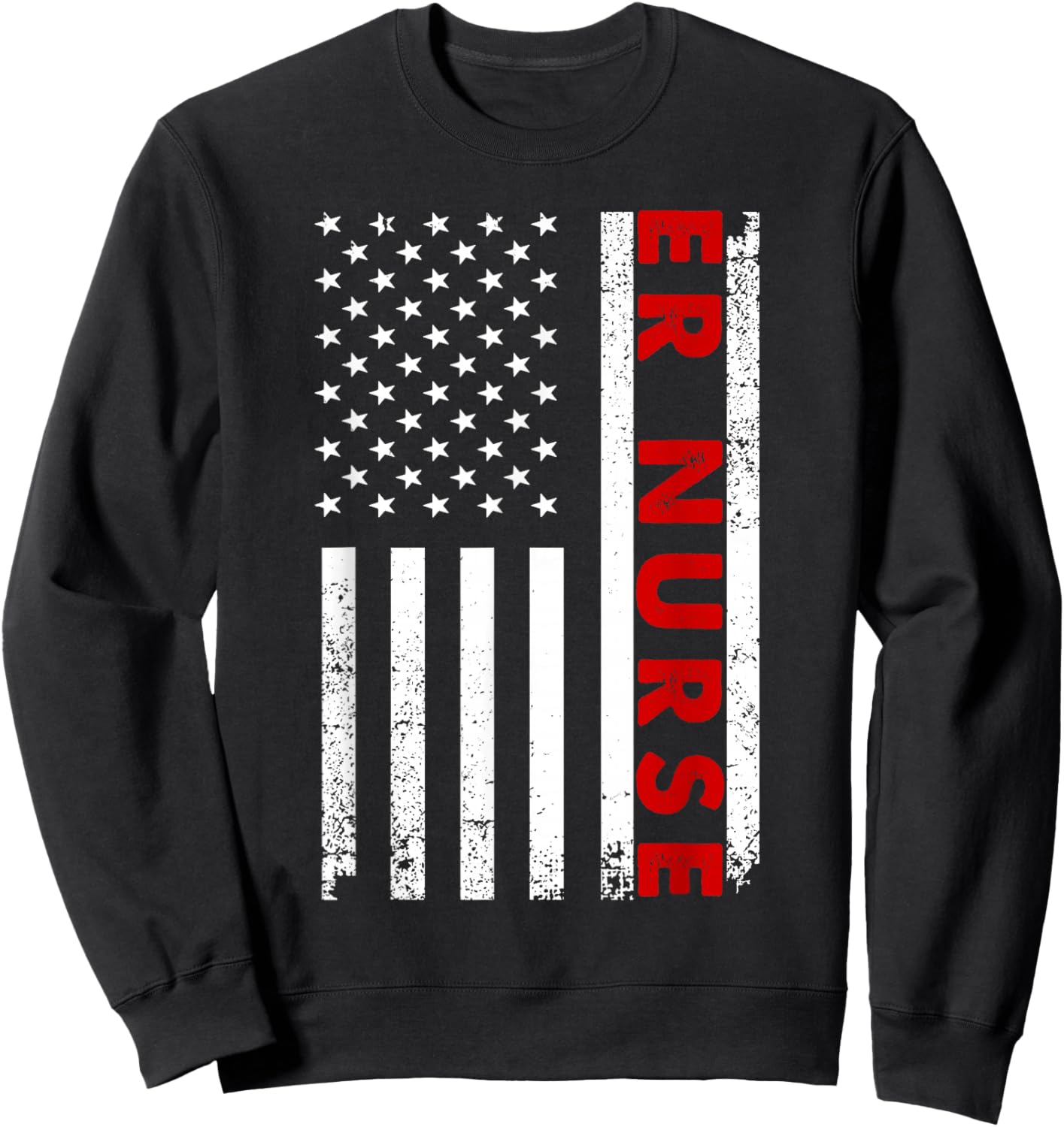 Cool ER Nurse Women Hospital Emergency Room Nurse Sweatshirt - Sweatshirt | Black