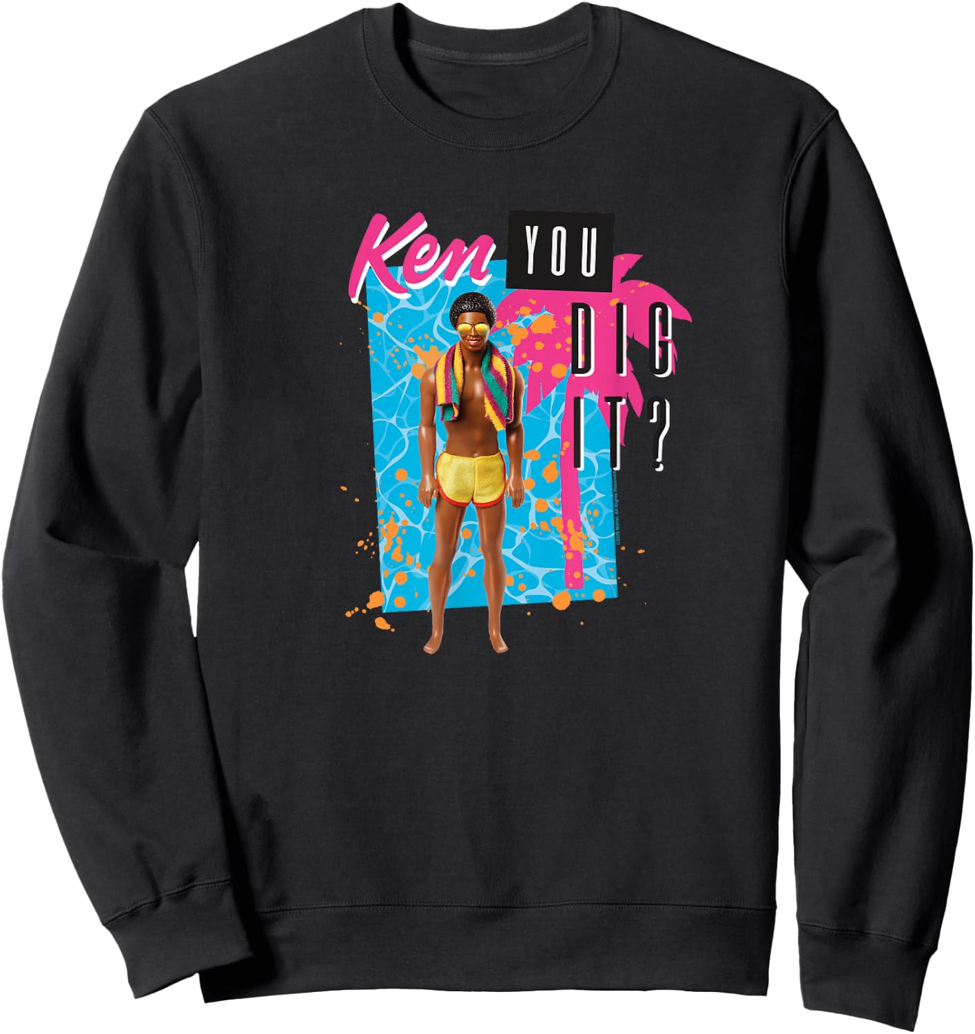 Barbie - Ken, find it? Sweatshirt - Sweatshirt | Black