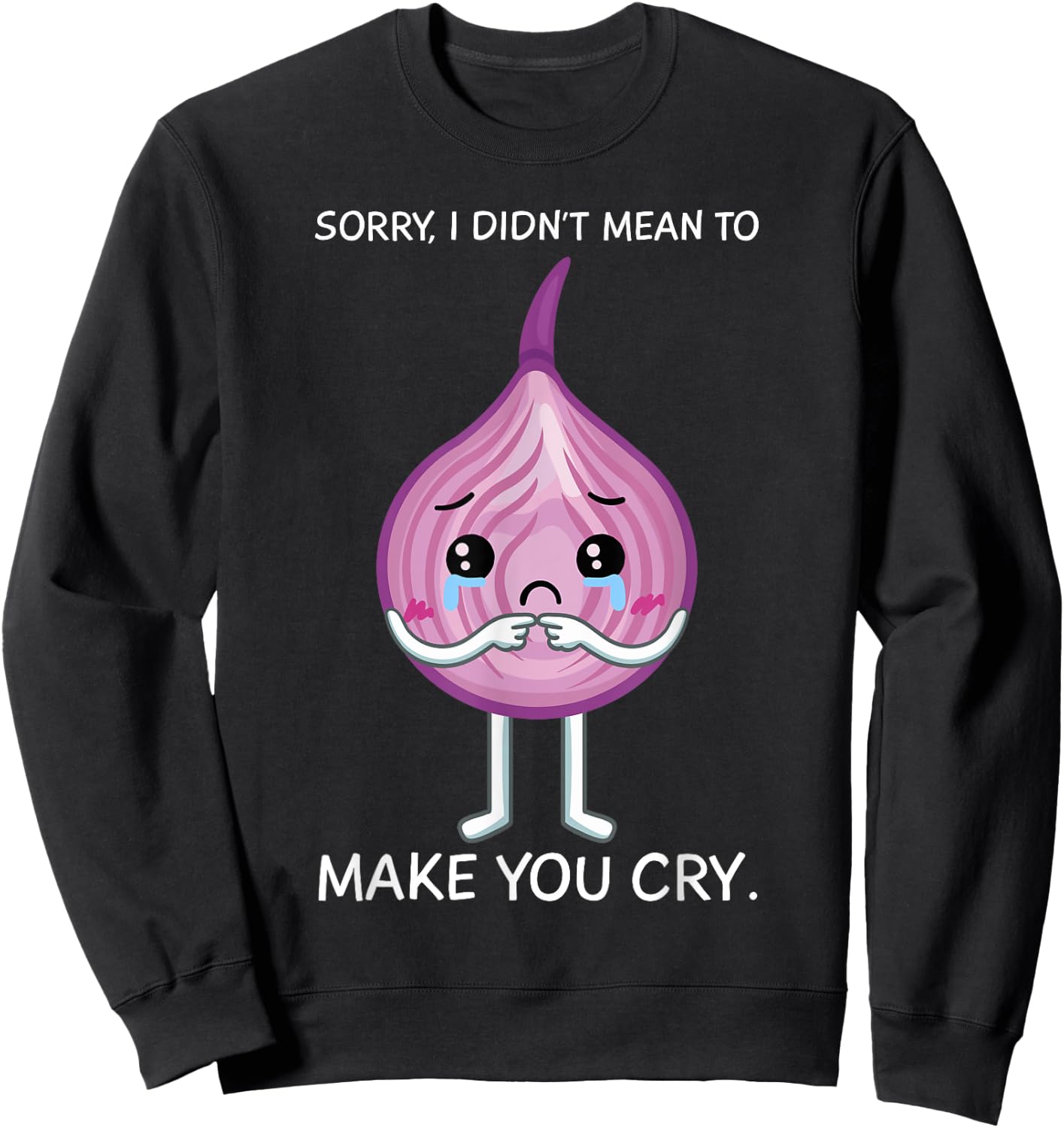 Onion Shallot Vegeterian Bulb Farmer Gardener Vegan Sweatshirt - Sweatshirt | Black