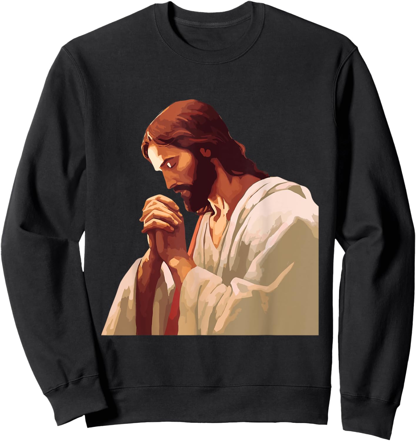 Jesus Christ - Jesus Religion Faith Christian Catholic Love Sweatshirt - Sweatshirt | Black