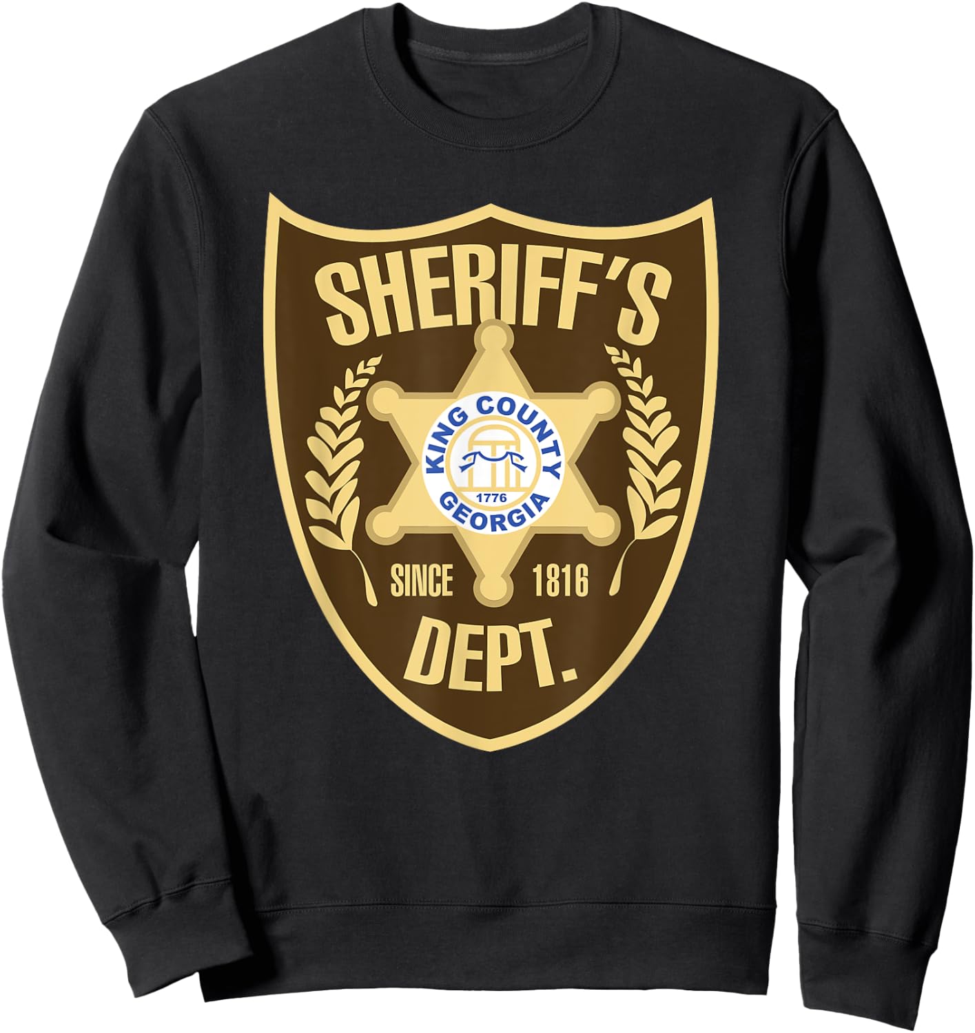 King County Sheriffs Department Sweatshirt - Sweatshirt | Black