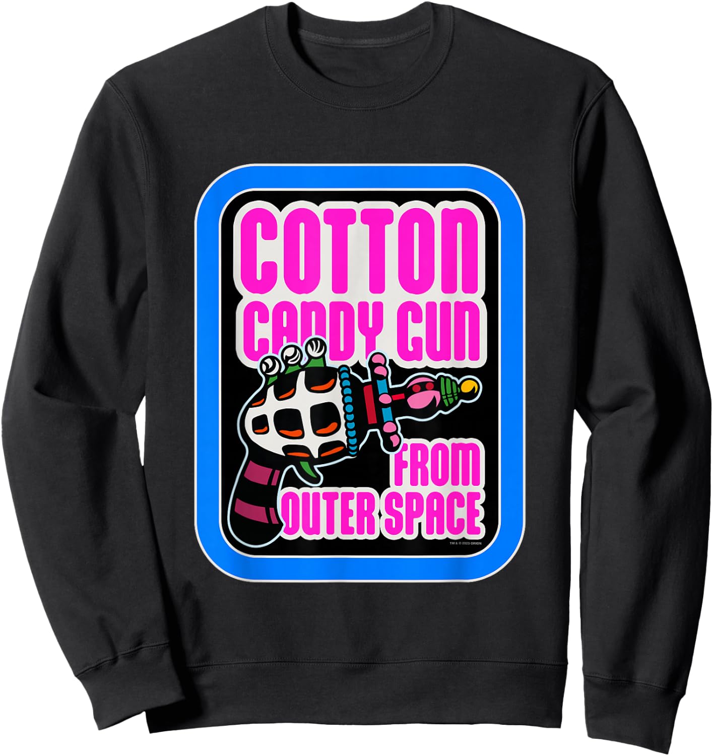 Killer Klowns from Outer Space Cotton Candy Gun Sweatshirt - Sweatshirt | Black
